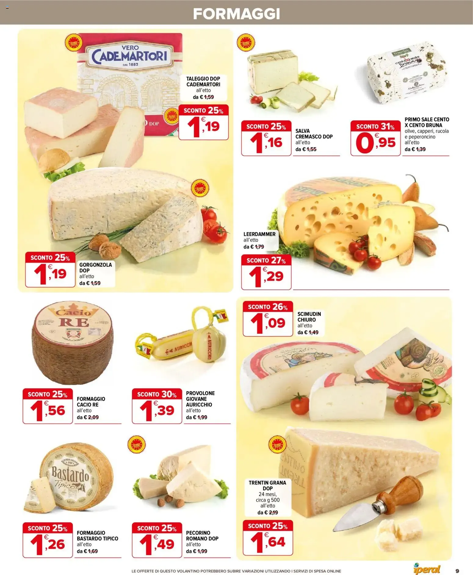 Iperal Supermercati Sotto Costo da 3 settembre a 15 settembre di 2026 - Pagina del volantino 9