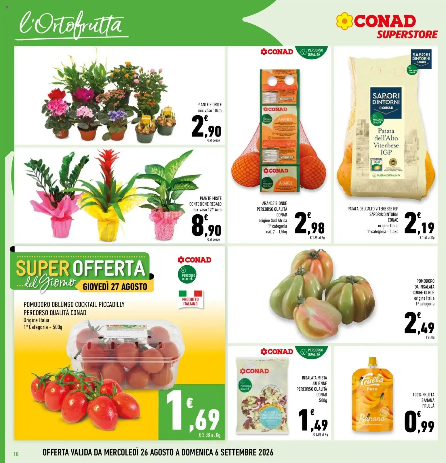 Volantino Conad dal 26/08/2026 > Anteprima da 26 agosto a 6 settembre di 2026 - Pagina del volantino 10