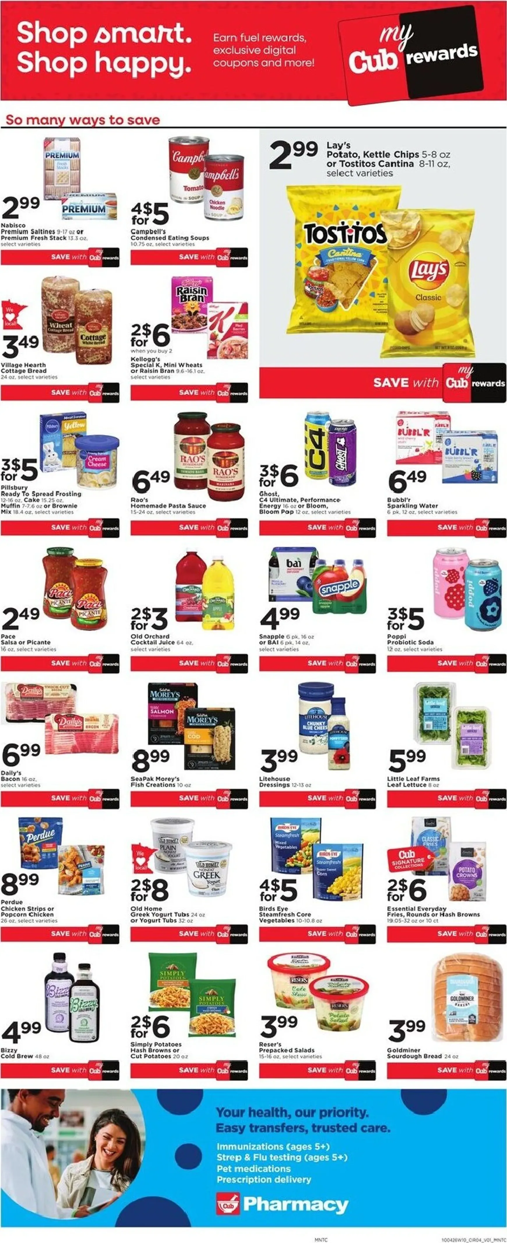 Weekly ad Current Cub leaflet valid from Sunday 10/04/2026 to Saturday 10/10/2026 from October 4 to October 10 2026 - Page 4
