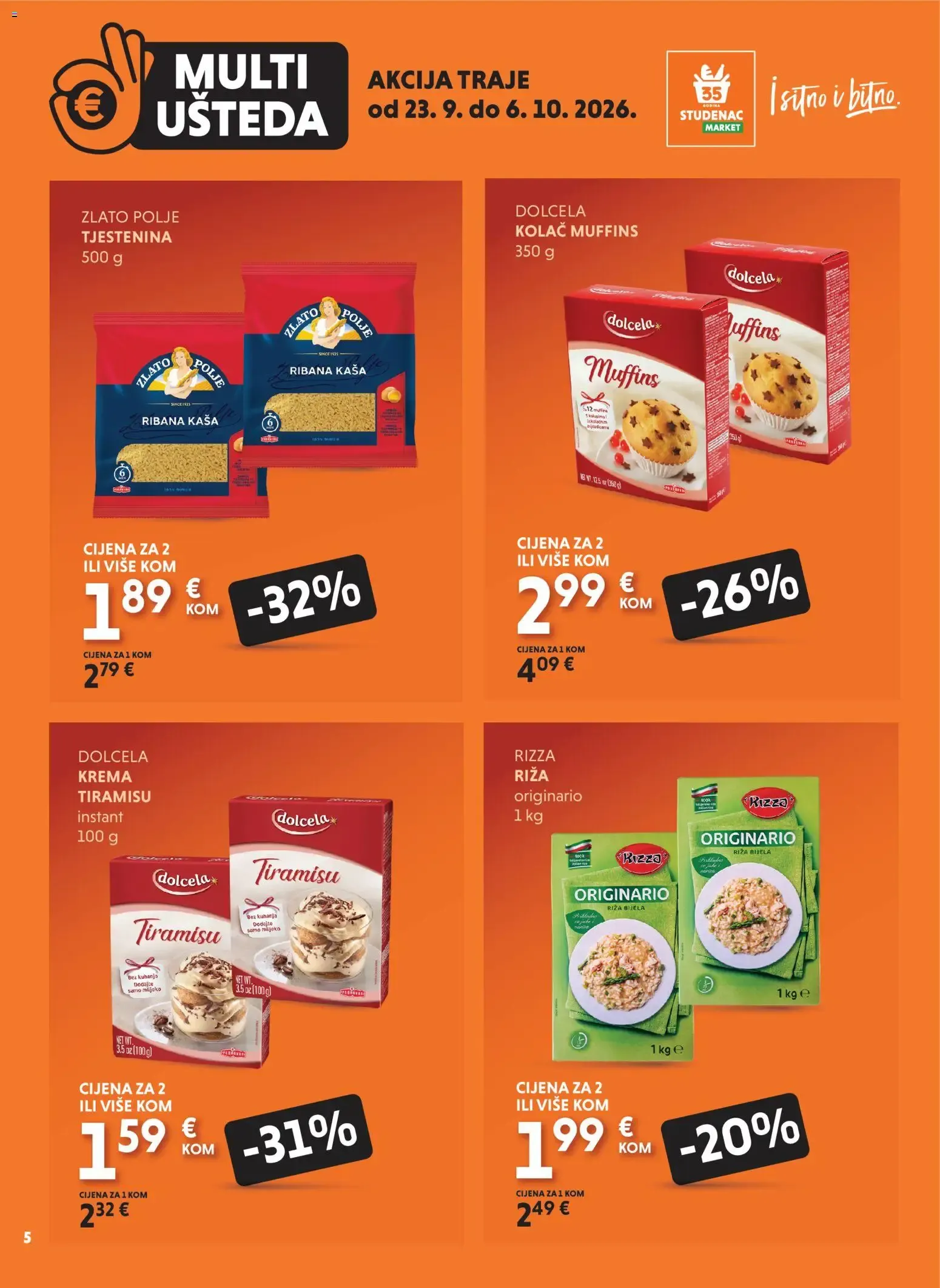 Katalog Multi Ušteda od 23. rujna do 6. listopada 2026. - Pregled Stranica 5