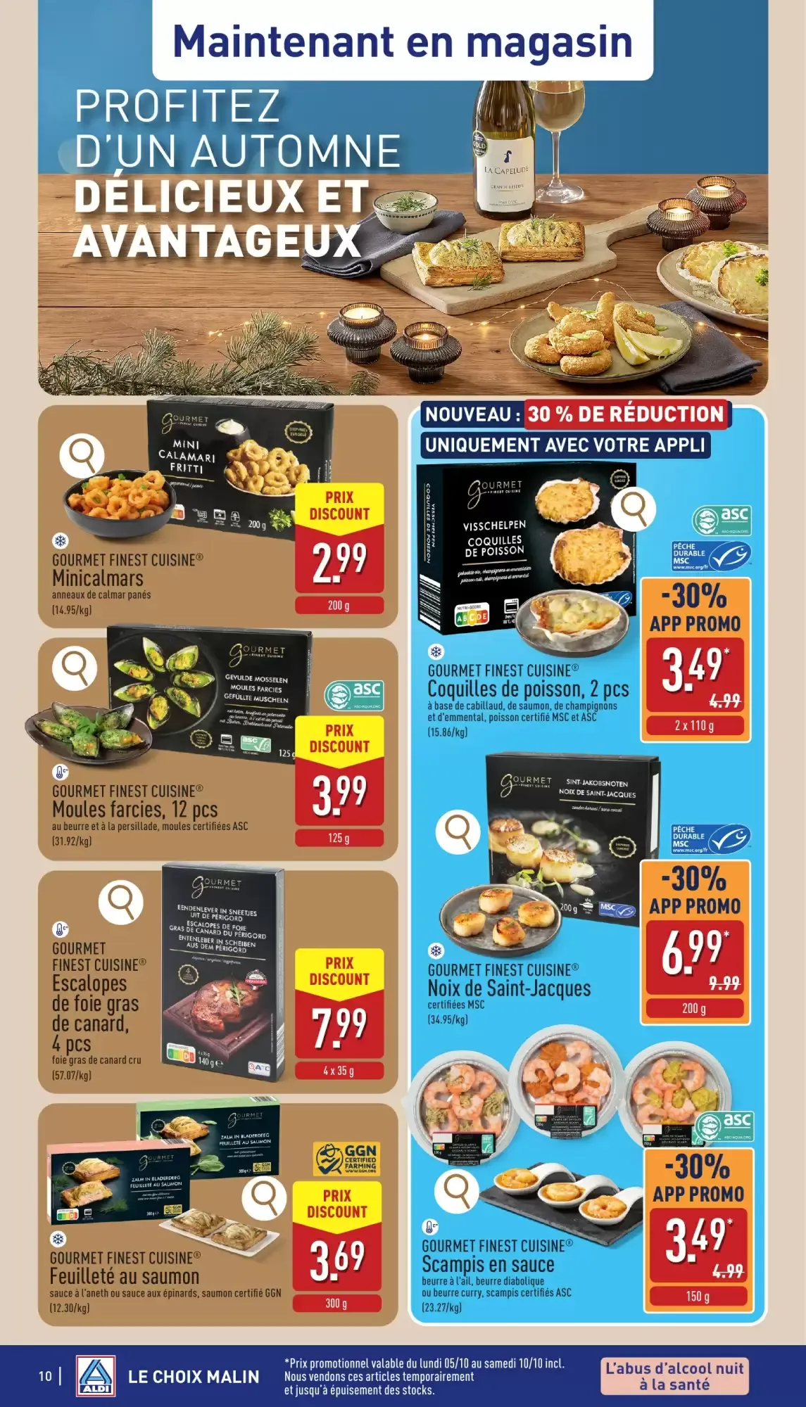 ALDI Dépliant du lun. 05/10 au sam. 10/10 inclus van 5 oktober tot 10 oktober 2026 - folder pagina 10