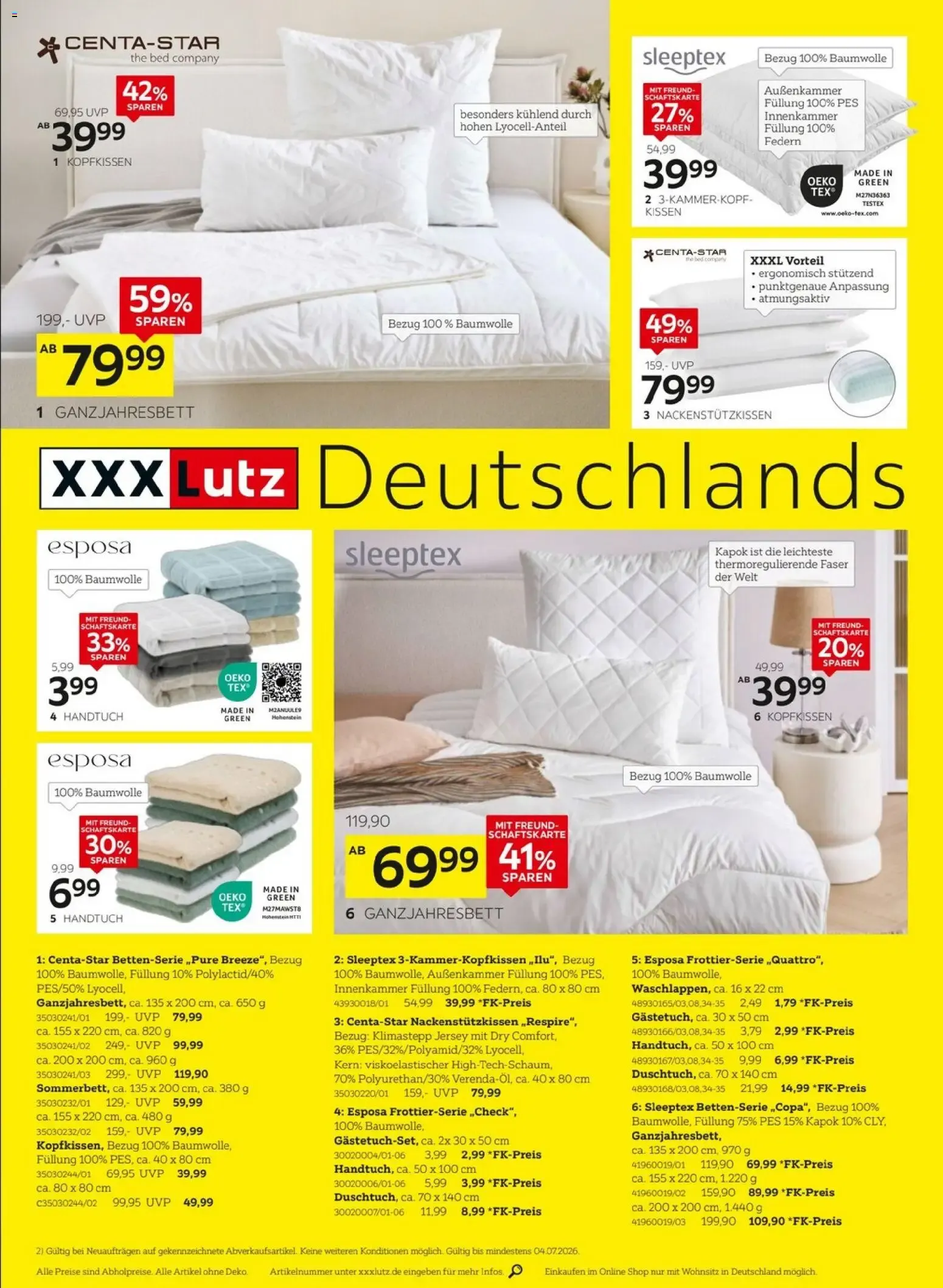 XXXLutz Deutschlands größter SSV 20% GESCHENKT von 20. Juni bis 4. Juli 2026 - Prospekt seite 6