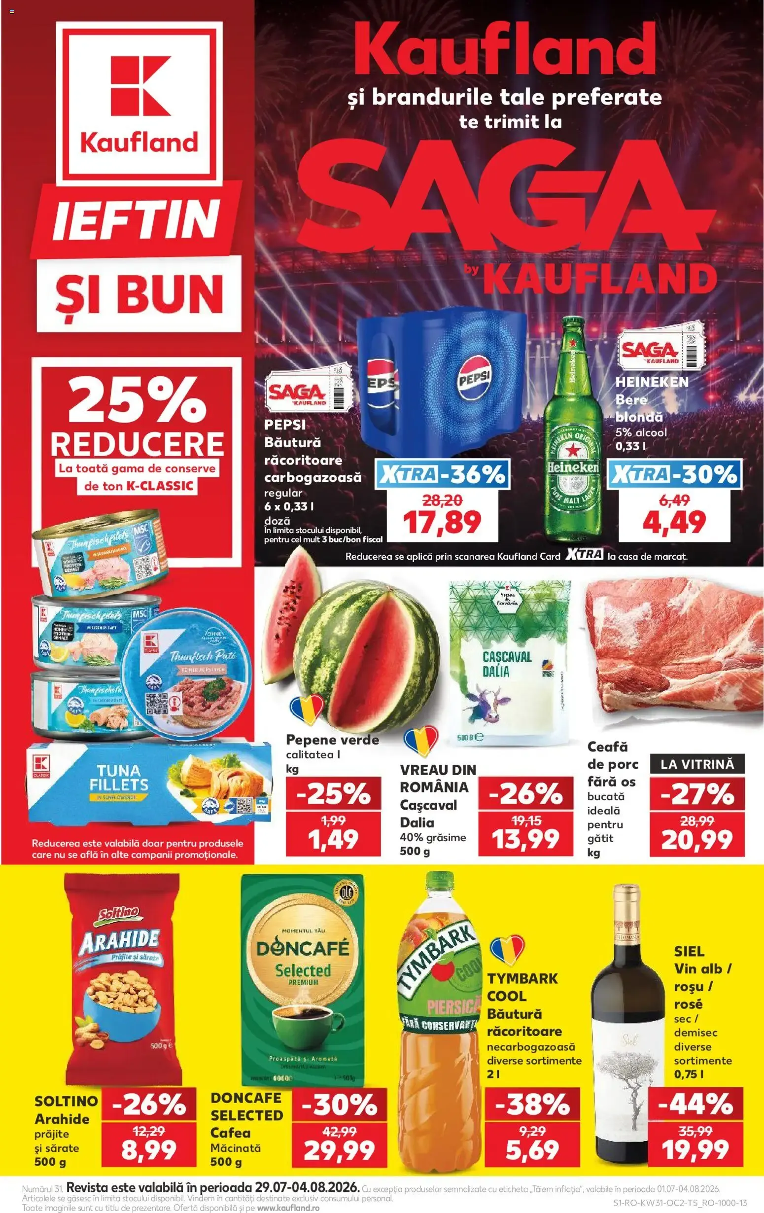 Catalog Kaufland Catalog 29.07.2026 - Revista si Oferta de la 29 iulie până la 4 august 2026 - Revista Pagina 1
