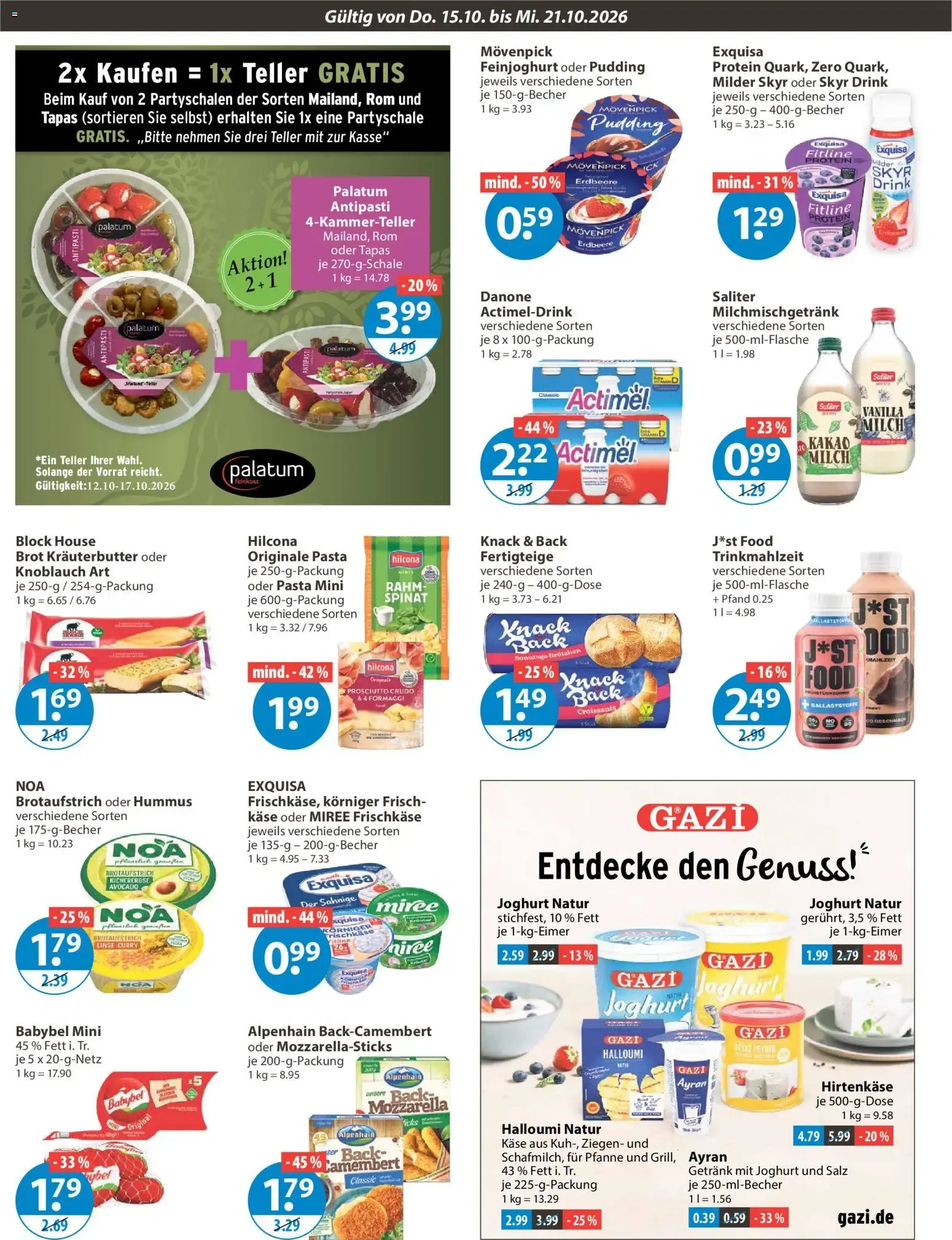 Angebote V-Markt Angebote (ab 15.10.2026) von 15. Oktober bis 21. Oktober 2026 - Prospekt seite 6
