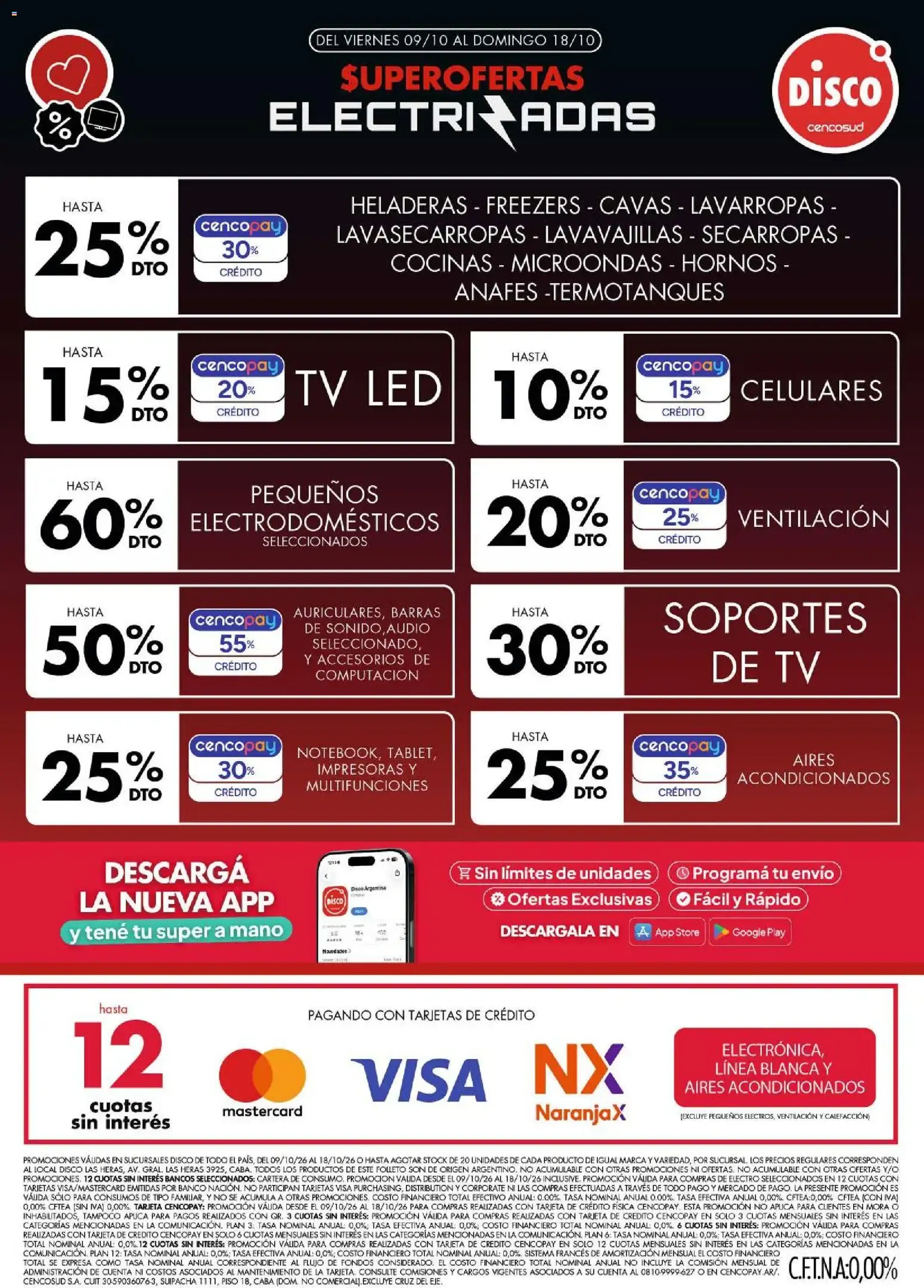 Ofertas de Disco Superofertas Electrizadas 9 de octubre al 18 de octubre 2026 - Página 1 del catálogo