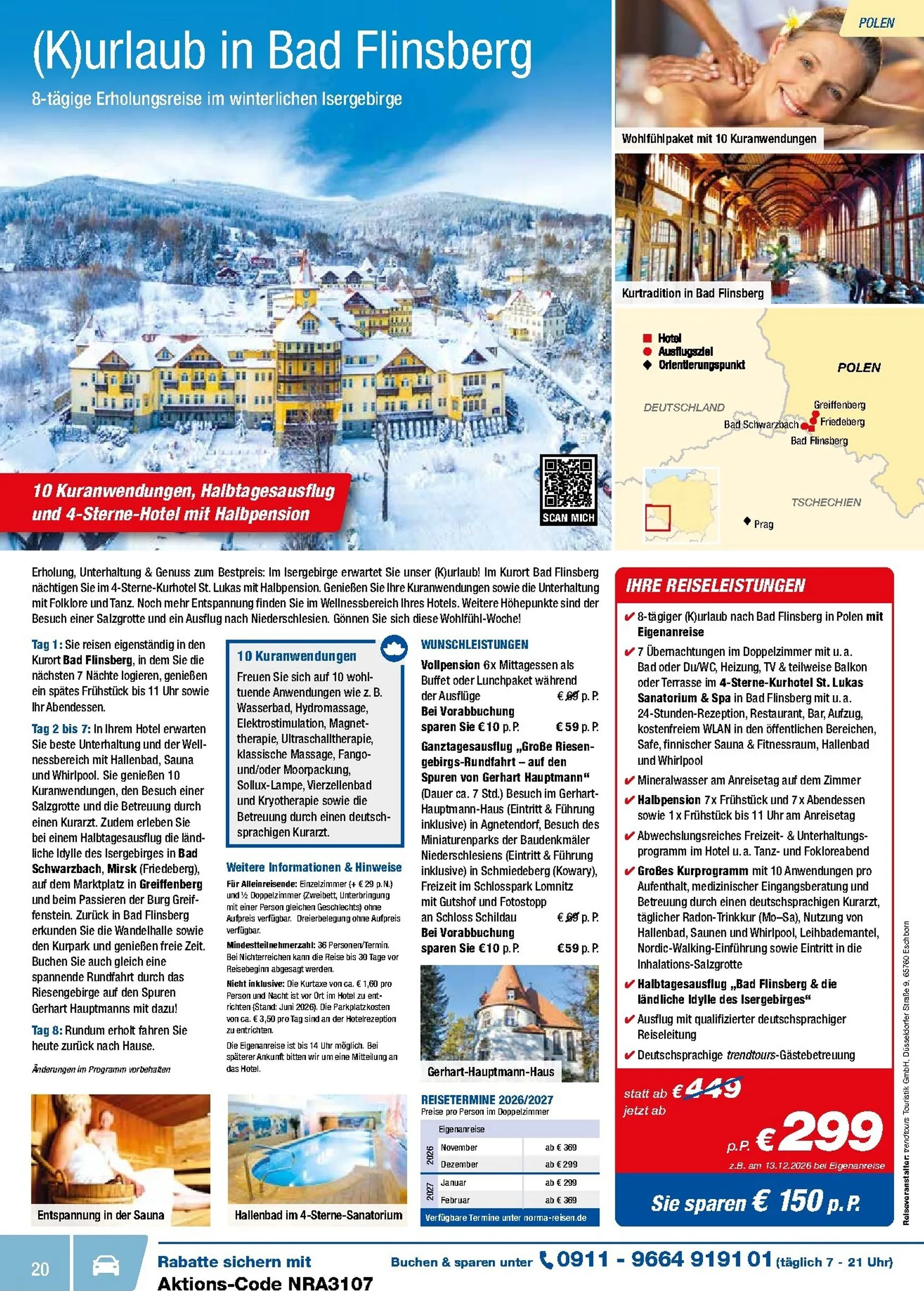 Norma - Reisen Prospekt – von Mittwoch 01.07.2026 bis Freitag 31.07.2026 von 1. Juli bis 31. Juli 2026 - Prospekt seite 20