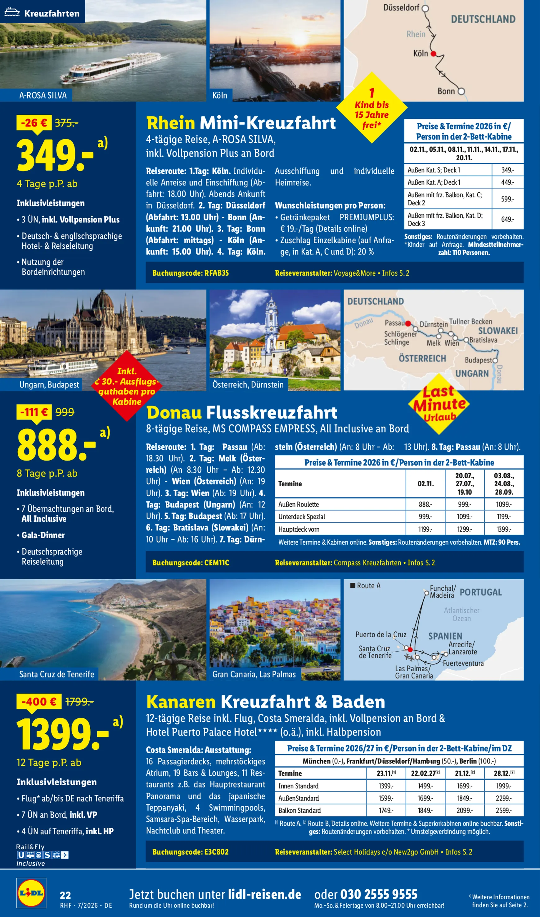 Lidl Reisen: Traumstrände entdecken von 1. Juli bis 31. Juli 2026 - Prospekt seite 22