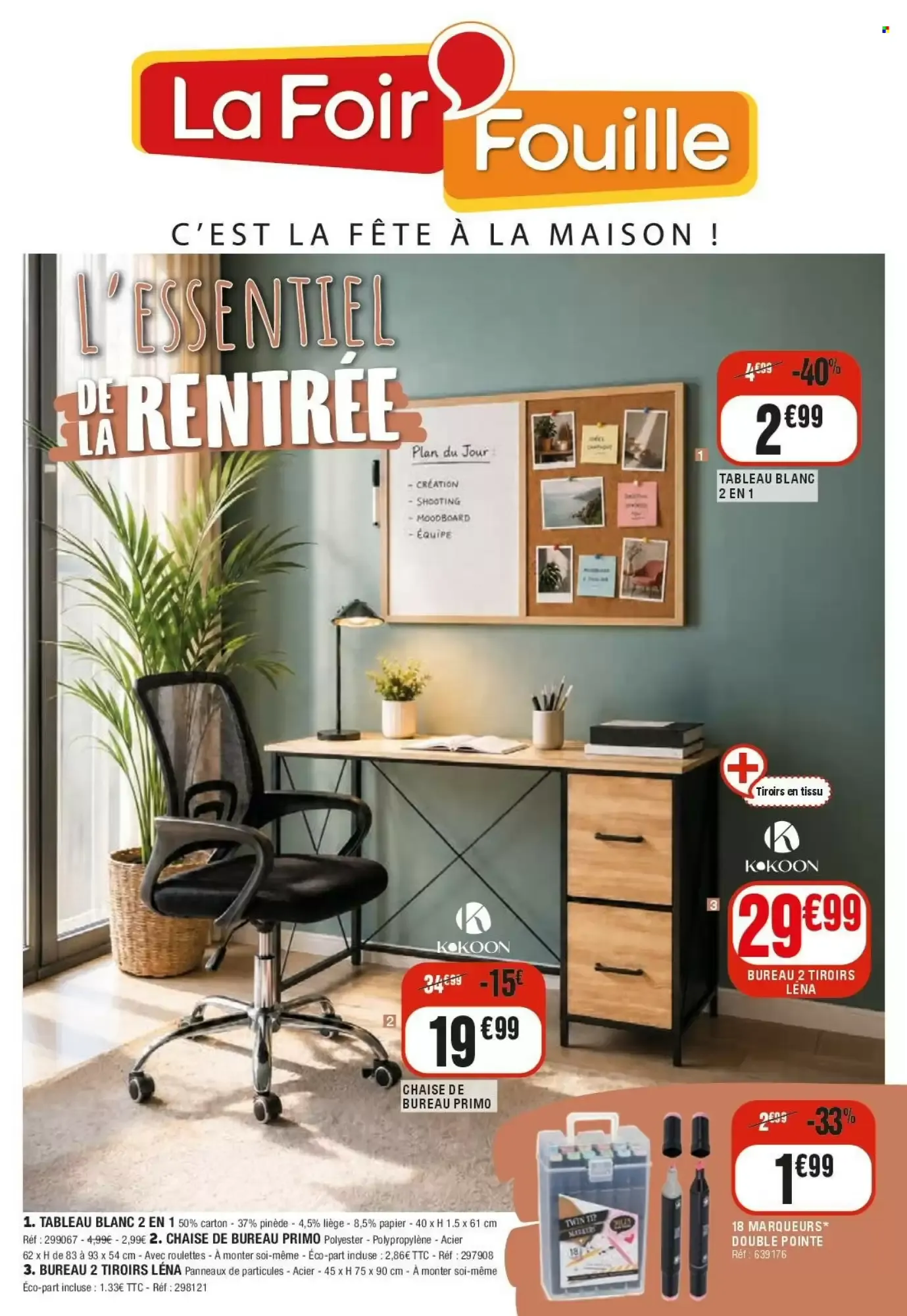 L'ESSENTIEL DE LA RENTRÉE du 17 août au 23 août 2026 - Catalogue page 1