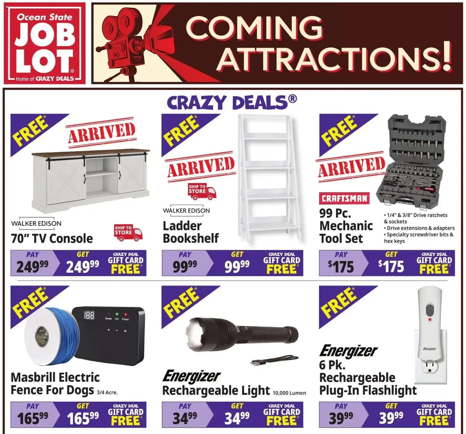 Weekly ad Ocean State Job Lot - Coming Attractions! from October 29 to November 4 2026 - Page 1