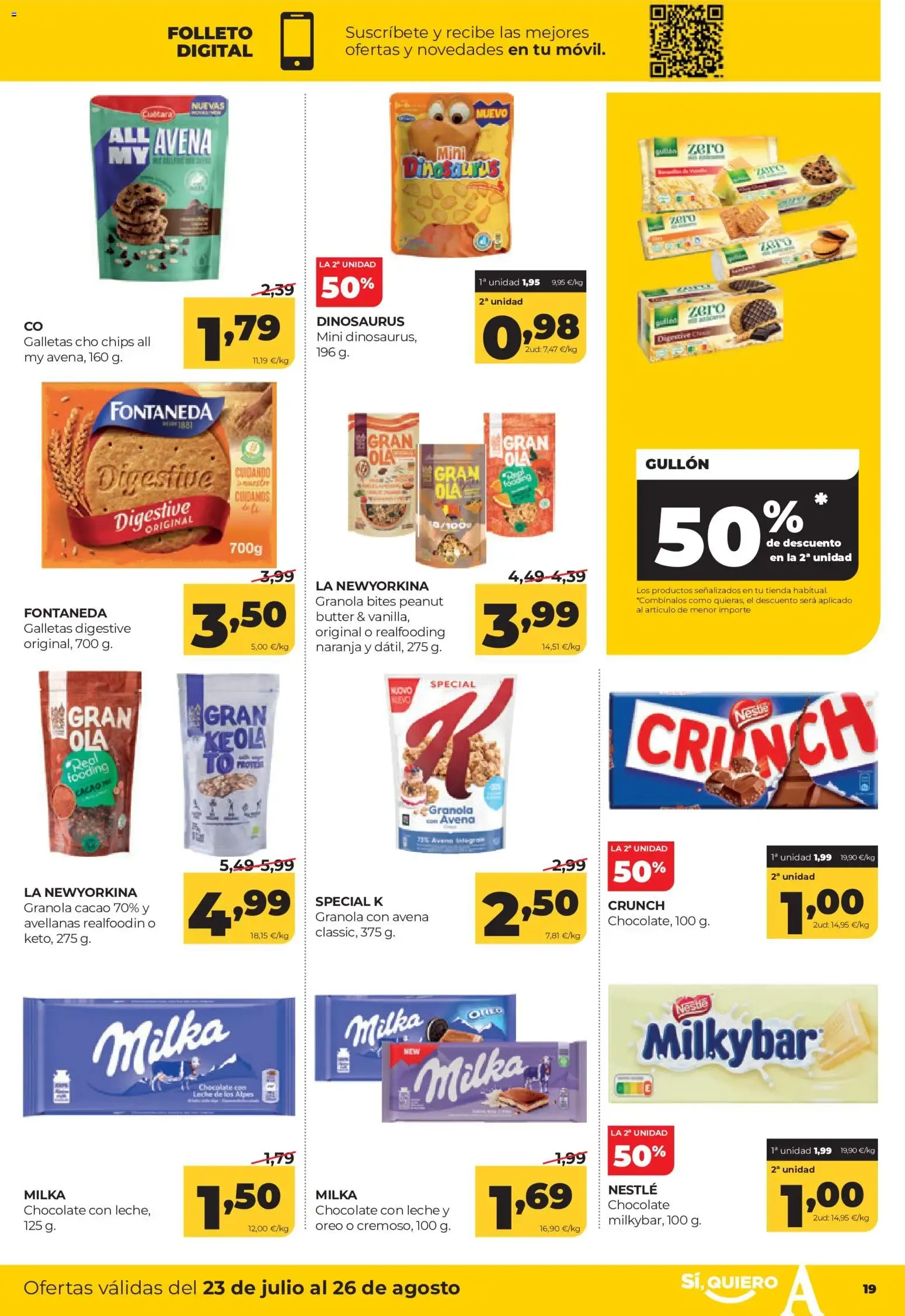 Catálogo de Alimerka folleto Asturias del 23/07/2026 | Catálogo 23 de julio al 26 de agosto 2026 - Página 19