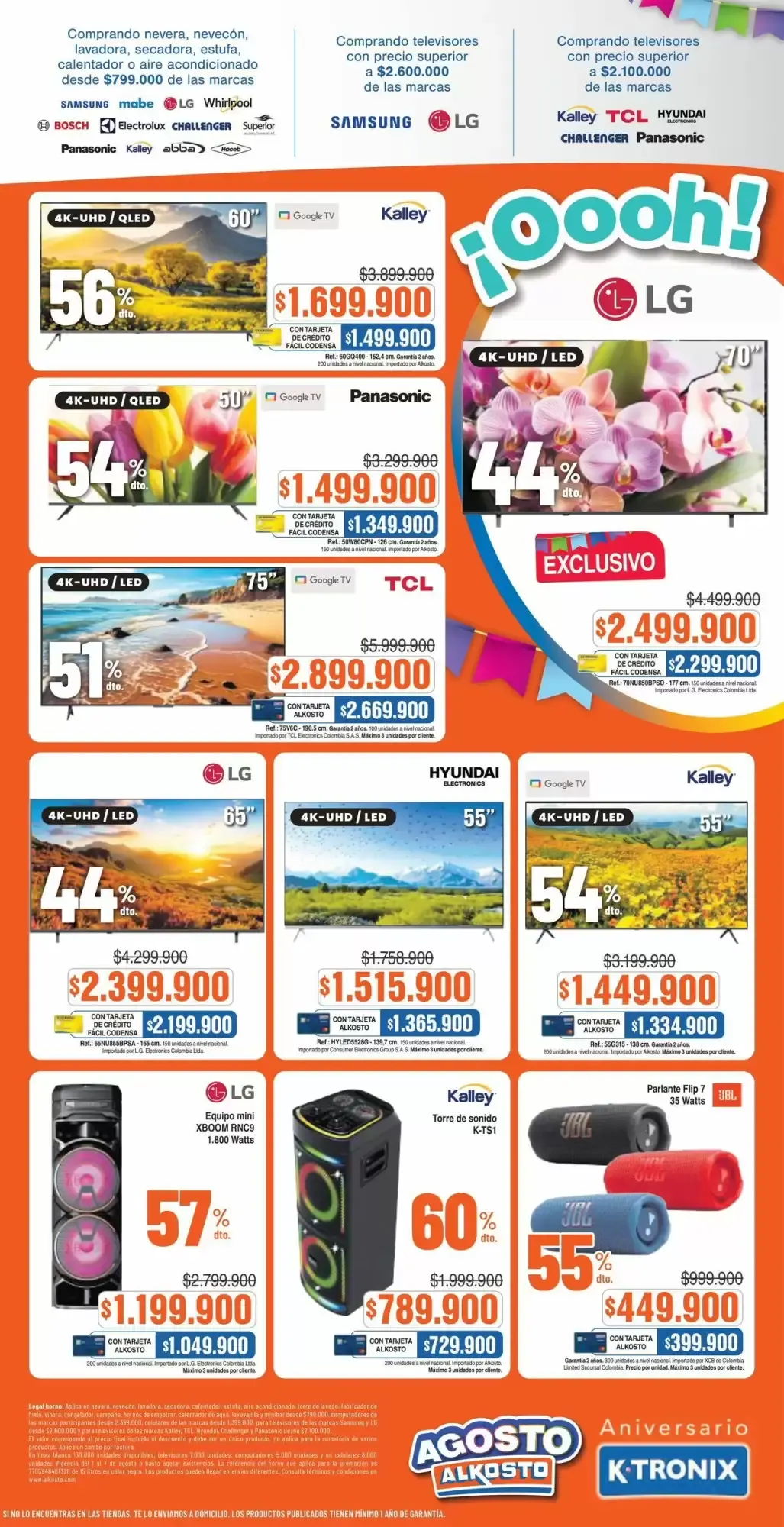 Catalogo de AGOSTO ALKOSTO Aniversario K-TRONIX 1 de agosto al 7 de agosto 2026 - Pag 11