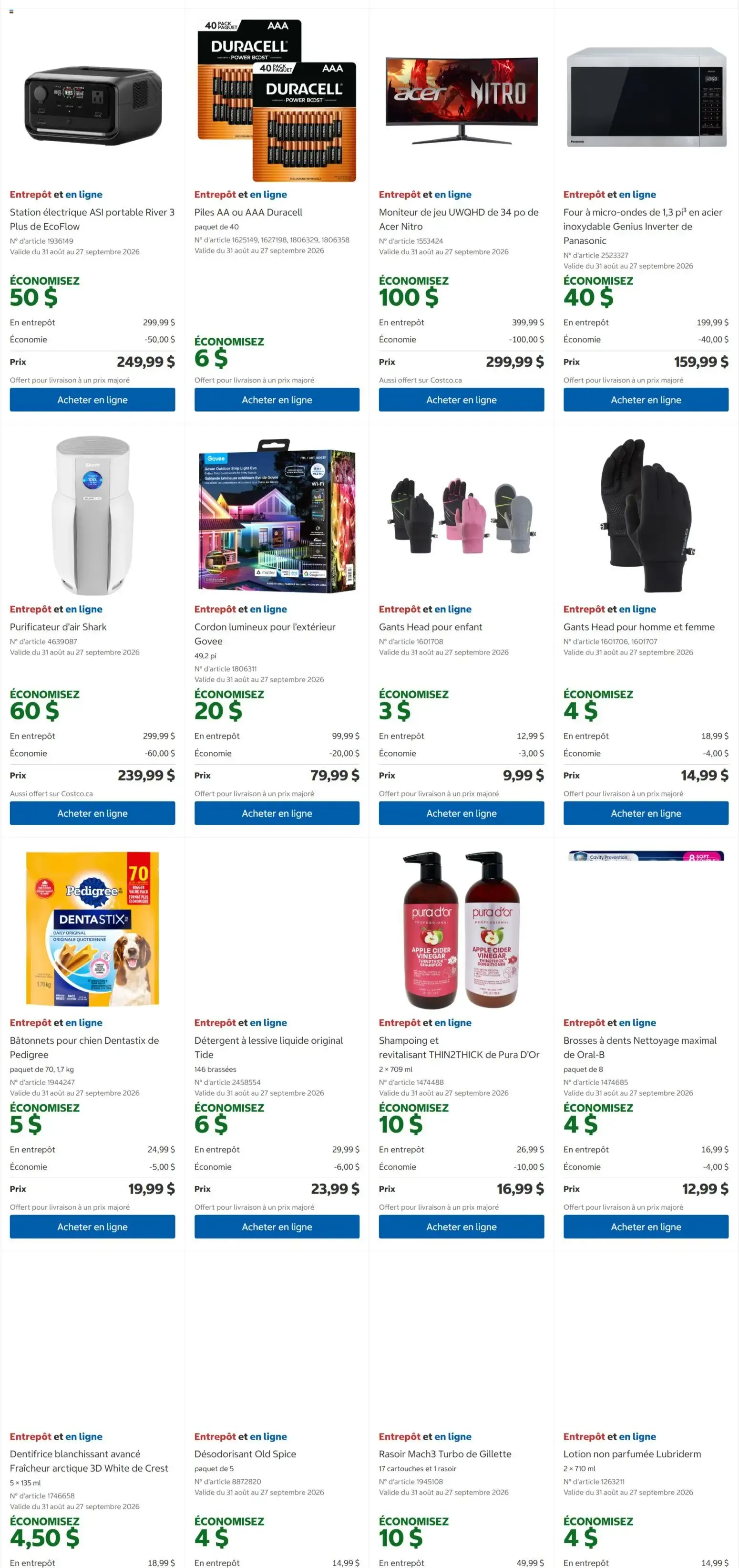 Costco circulaire from Aug 31, 2026 > weekly specials & deals from August 31 to September 13 2026 - flyer page 3