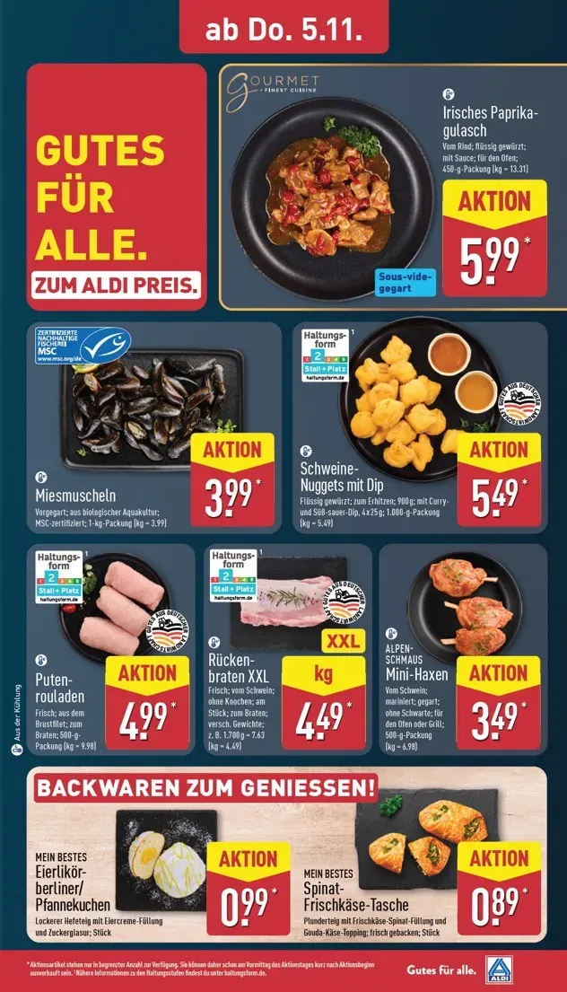 ALDI NORD Prospekt nächste Woche – von Montag 02.11.2026 bis Samstag 07.11.2026 von 2. November bis 7. November 2026 - Prospekt seite 30