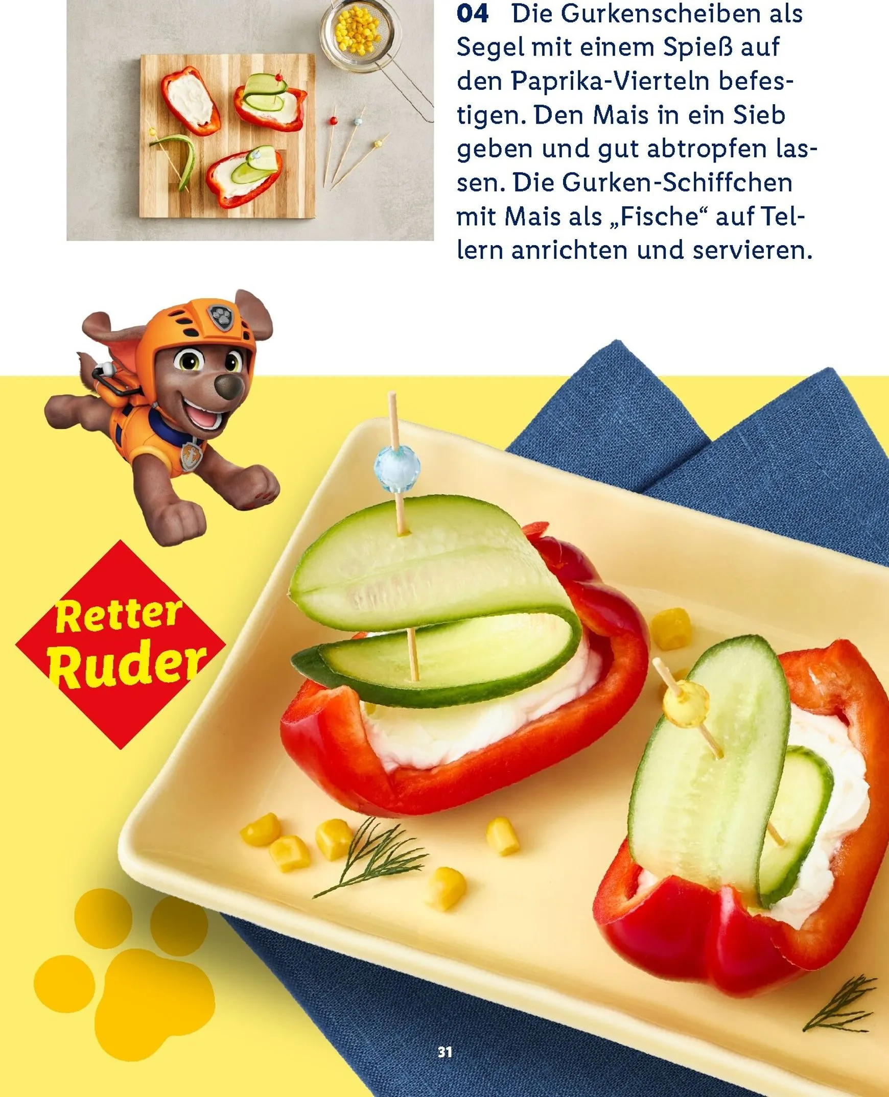 Lidl - Paw Patrol Rezeptheft Prospekt – von Montag 20.07.2026 bis Sonntag 23.08.2026 von 20. Juli bis 23. August 2026 - Prospekt seite 31