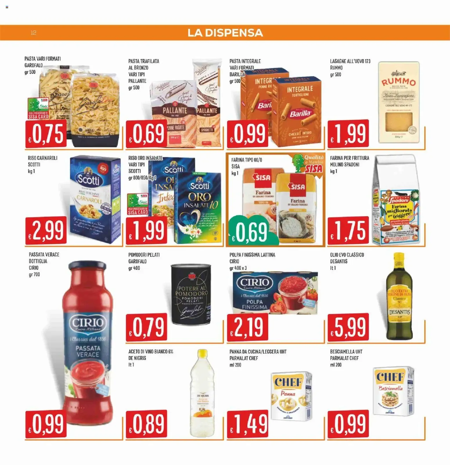 SISA I Supermercati Italiani - Un Mare di Offerte da 9 luglio a 22 luglio di 2026 - Pagina del volantino 12