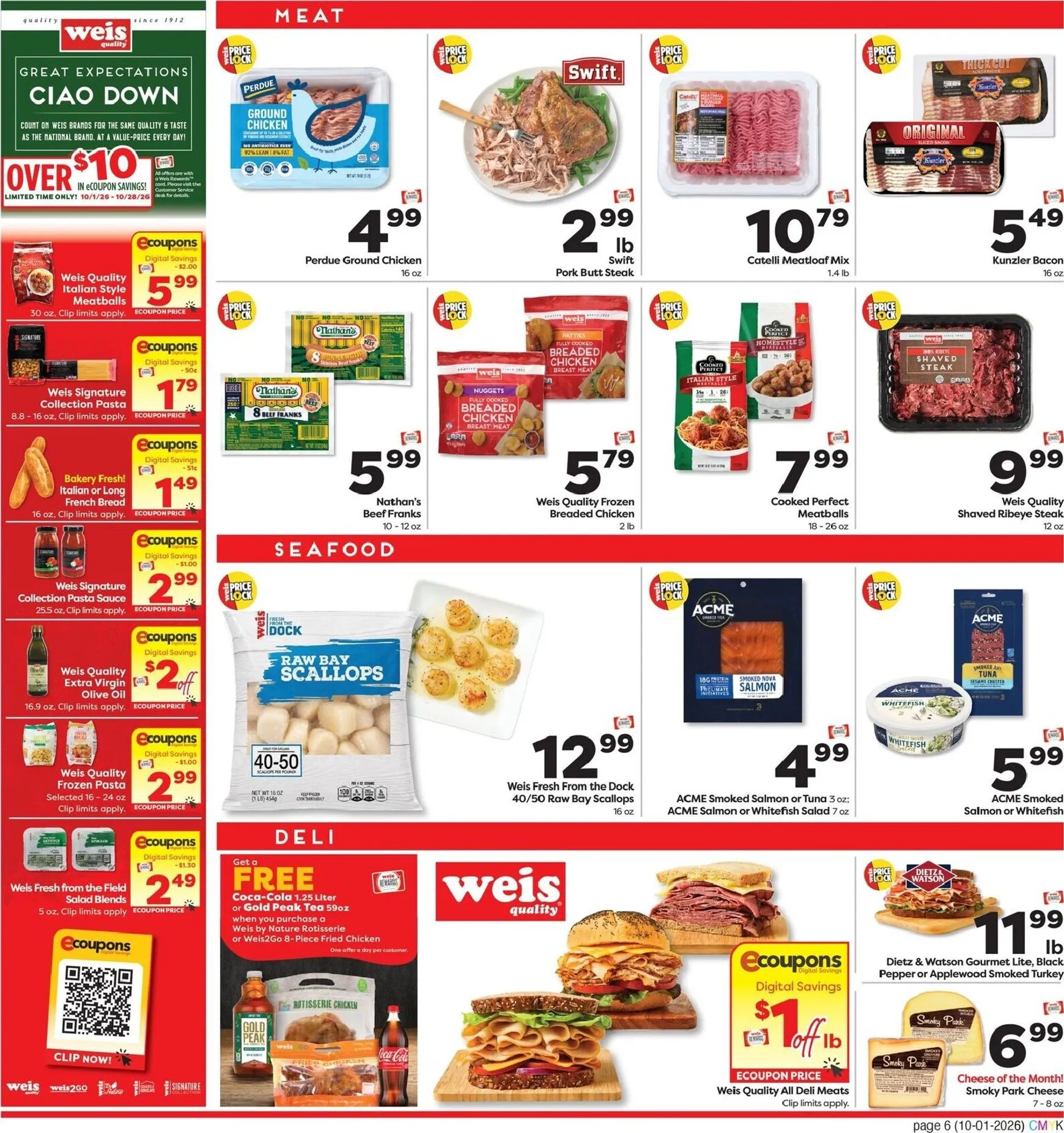 Weekly ad Current Weis Markets - Extended Savings leaflet valid from Thursday 10/01/2026 to Wednesday 10/28/2026 from October 1 to October 28 2026 - Page 7