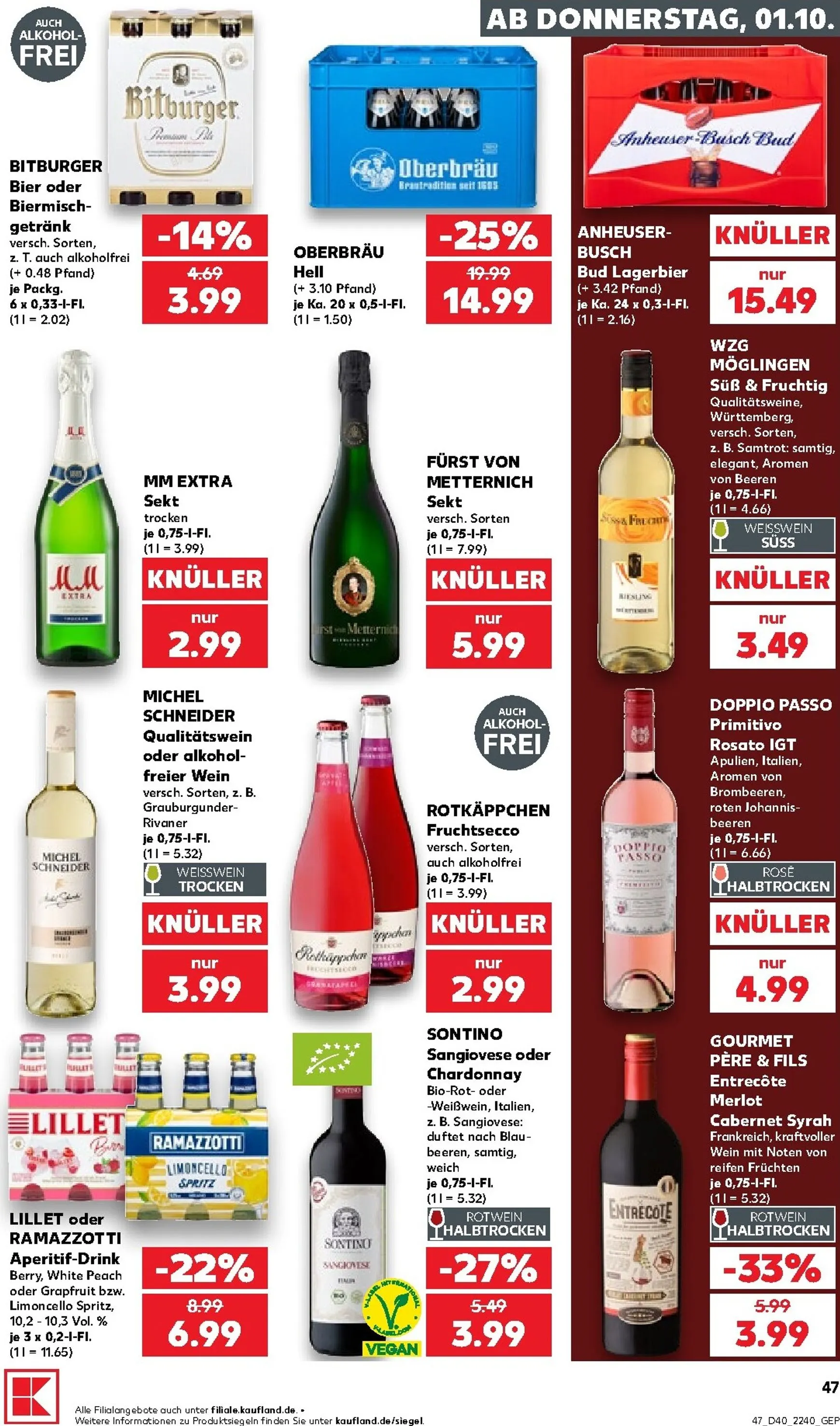 Neuer Kaufland Prospekt – von Donnerstag 01.10.2026 bis Mittwoch 07.10.2026 von 1. Oktober bis 7. Oktober 2026 - Prospekt seite 48