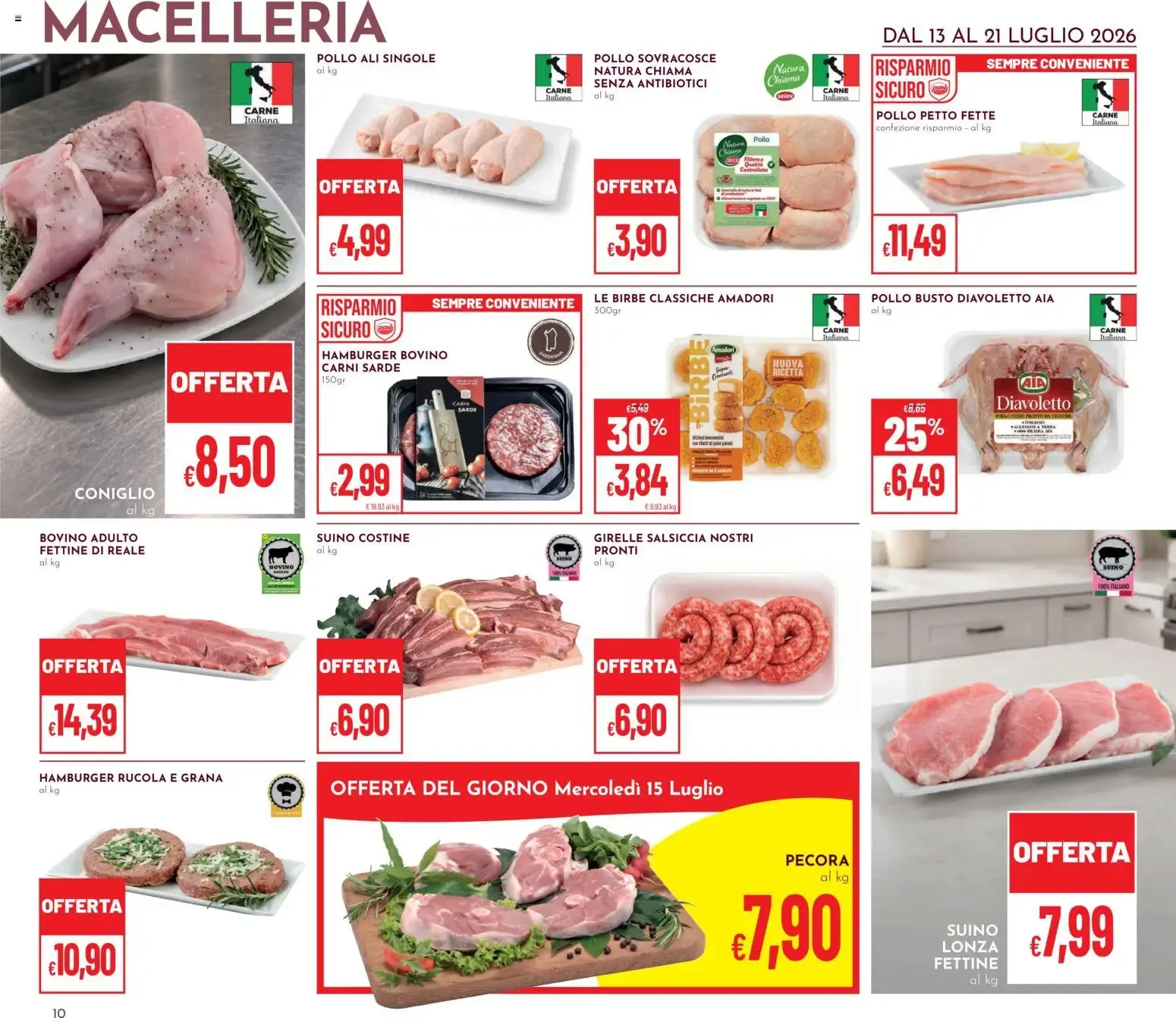 IPER PAN & superpan: OFFERTE AL COSTO y SCONTO 20% SU TUTTA LA SPESA da 13 luglio a 21 luglio di 2026 - Pagina del volantino 10