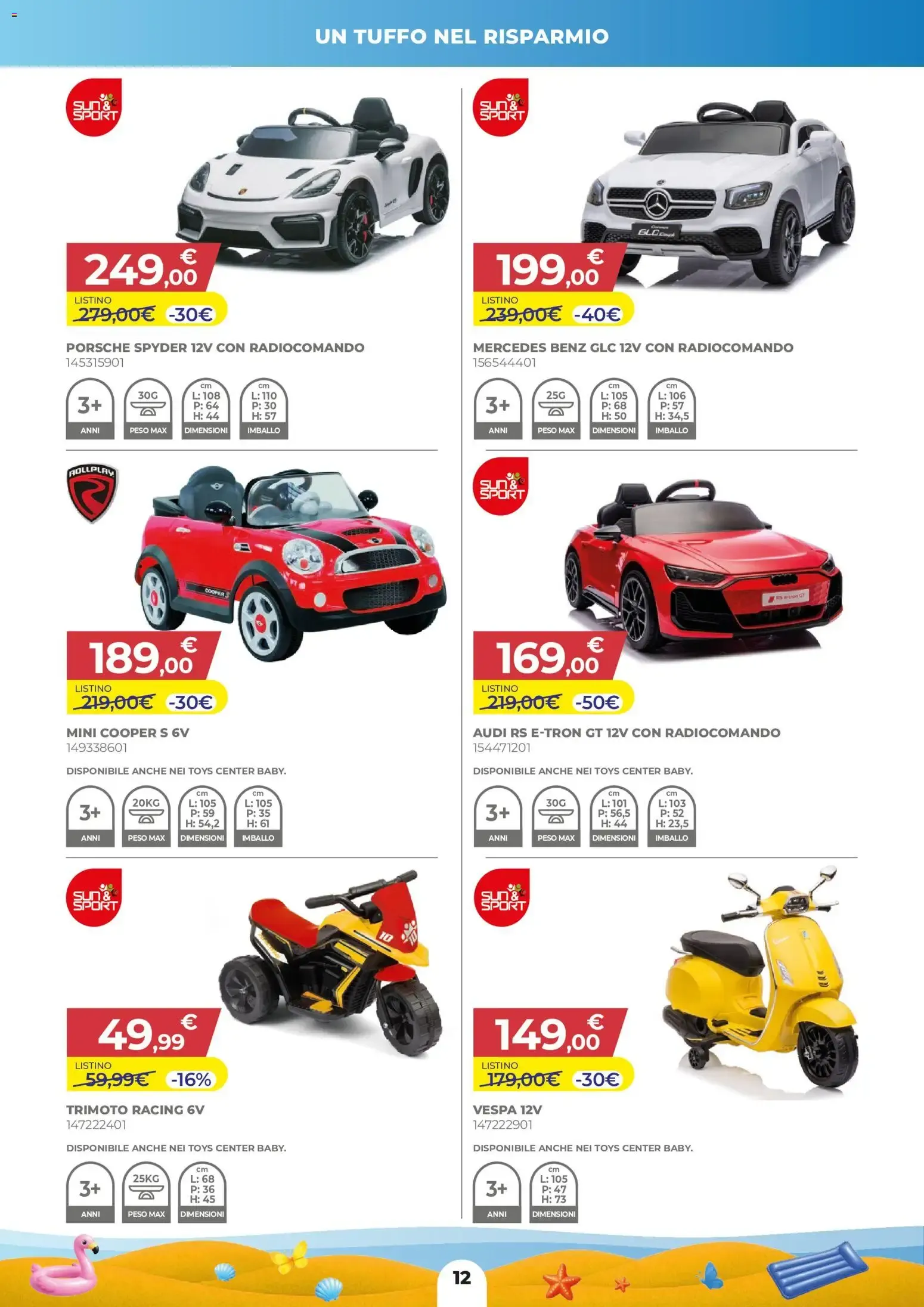 Toys Center - Un tuffo nel risparmio da 28 maggio a 24 giugno di 2026 - Pagina del volantino 12