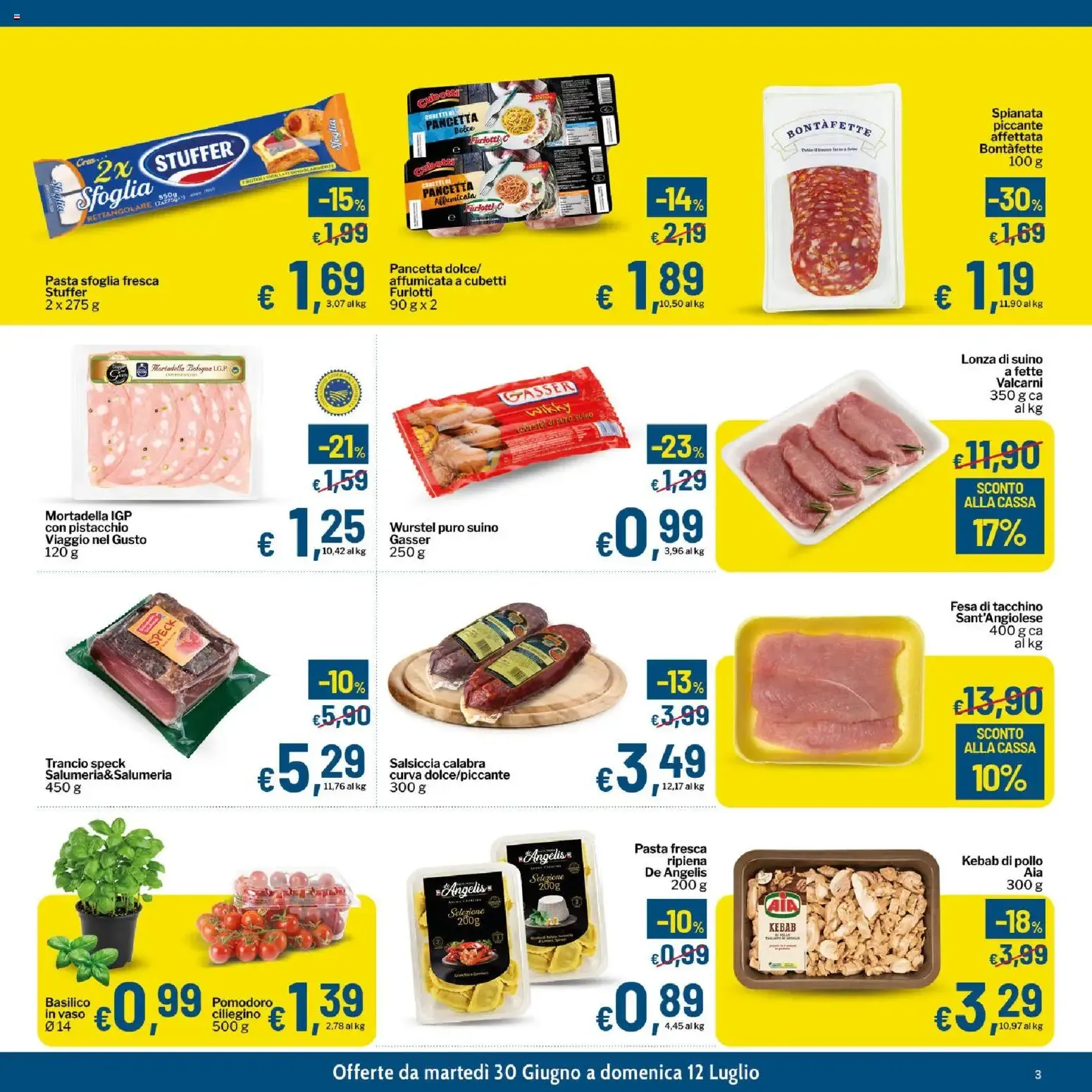 Qui Discount volantino dal 30/06/2026 - online Offerte da 30 giugno a 12 luglio di 2026 - Pagina del volantino 3