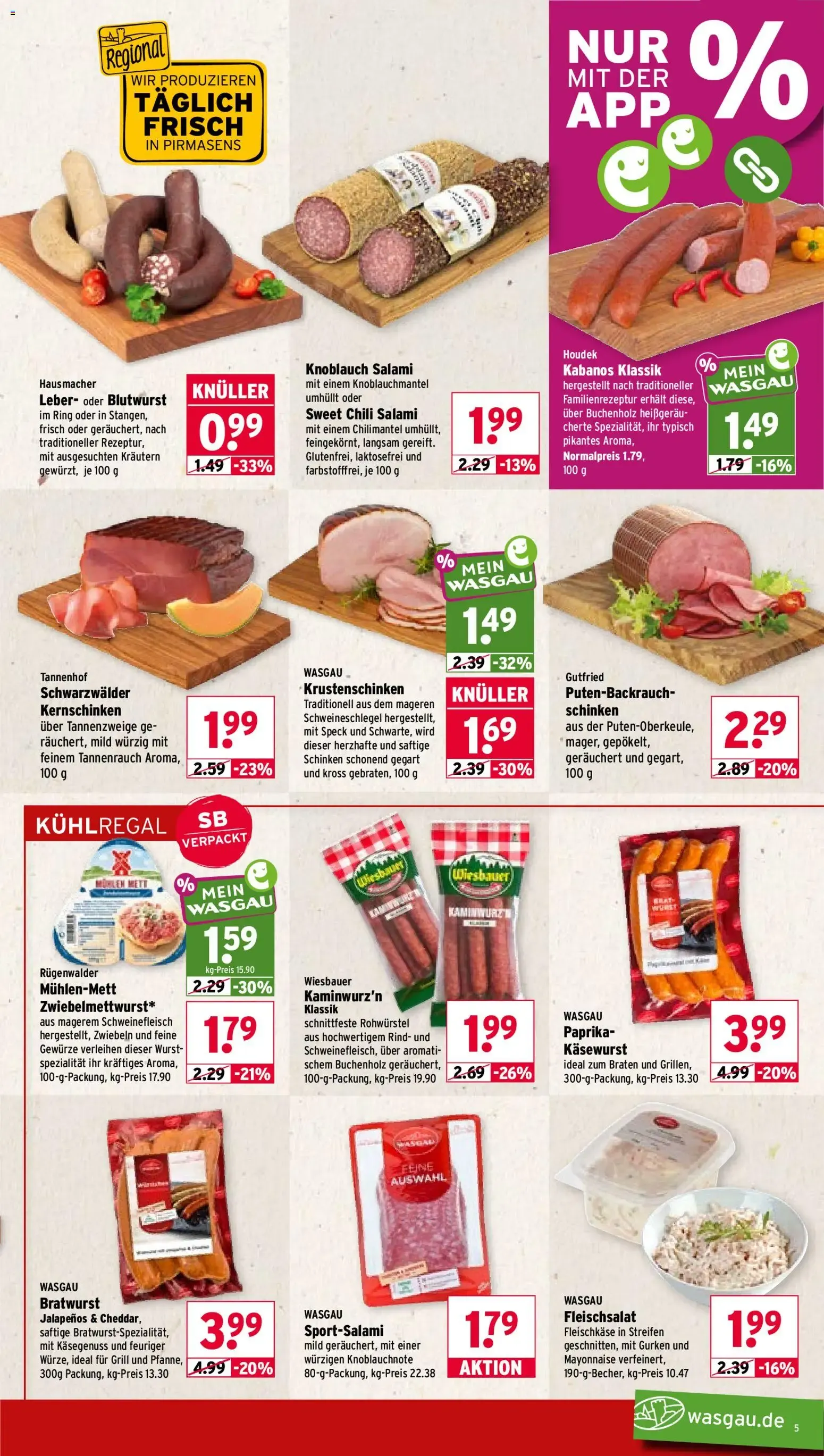 Wasgau Prospekt (ab 10.08.2026) zum Blättern von 10. August bis 15. August 2026 - Prospekt seite 5