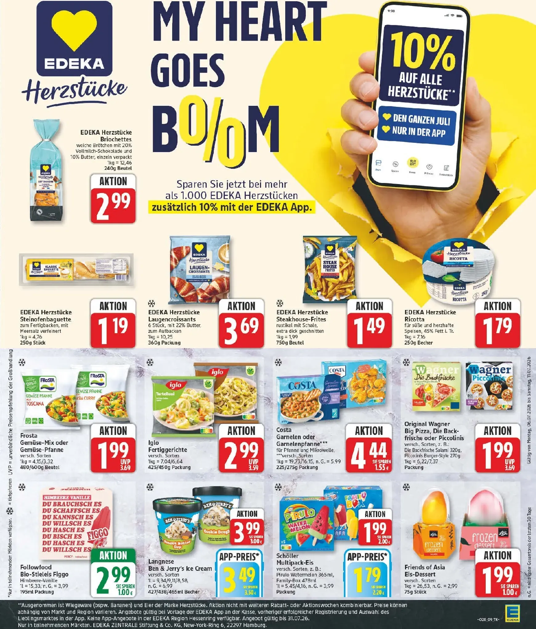 Edeka Prospekt – von Montag 06.07.2026 bis Samstag 11.07.2026 von 6. Juli bis 11. Juli 2026 - Prospekt seite 9