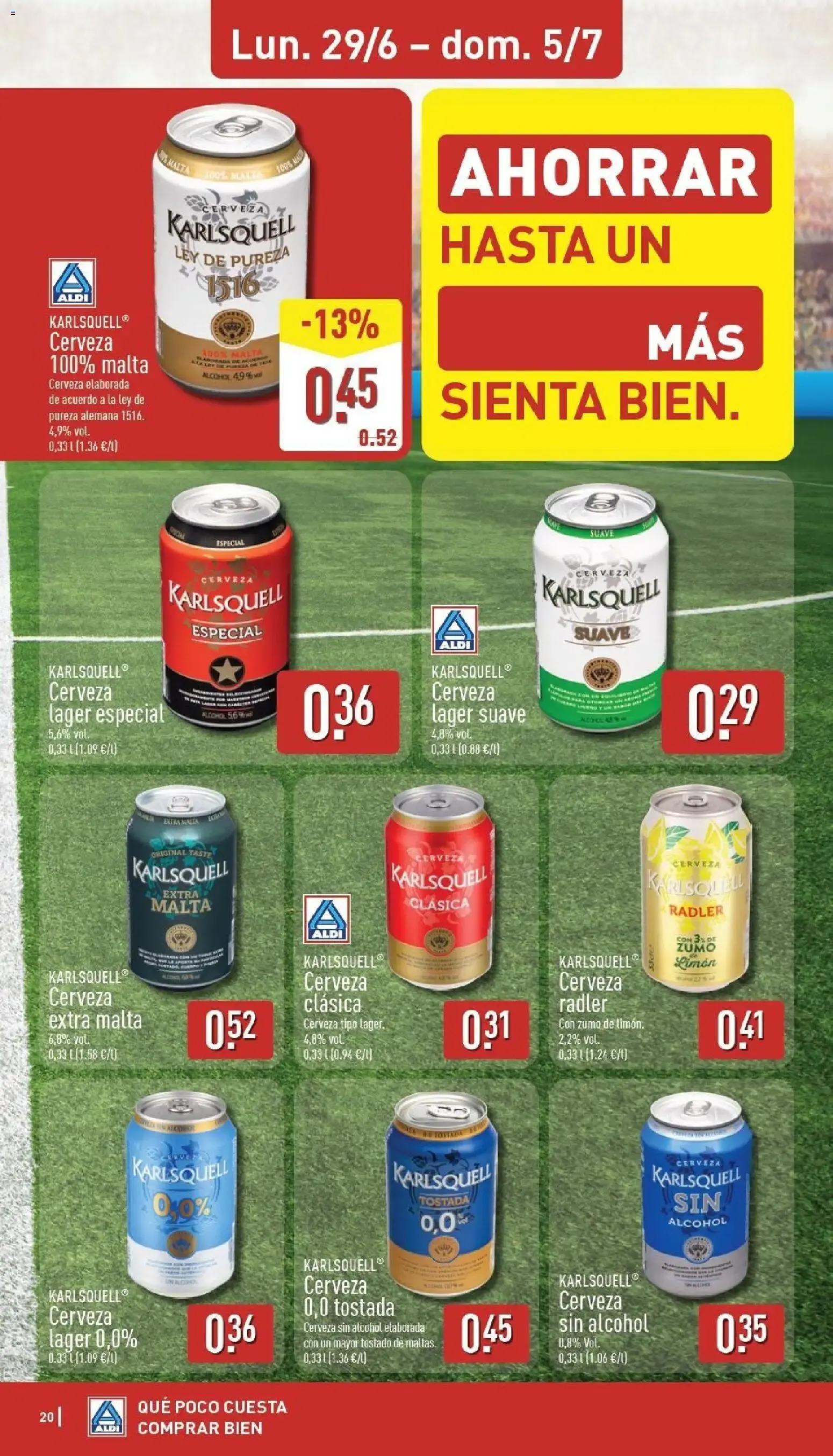 Catálogo de Aldi folleto Canarias del 29/06/2026 | Catálogo 29 de junio al 5 de julio 2026 - Página 20