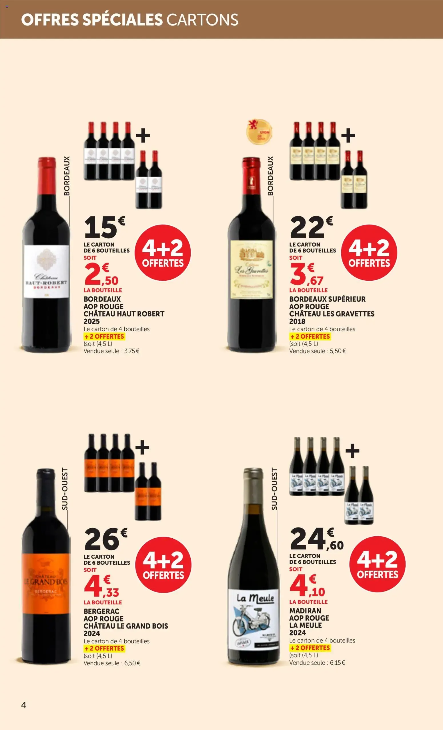 bi1 Foire aux vins supermarché à partir du 22/09/2026 - promo en ligne du 22 septembre au 4 octobre 2026 - Catalogue page 4