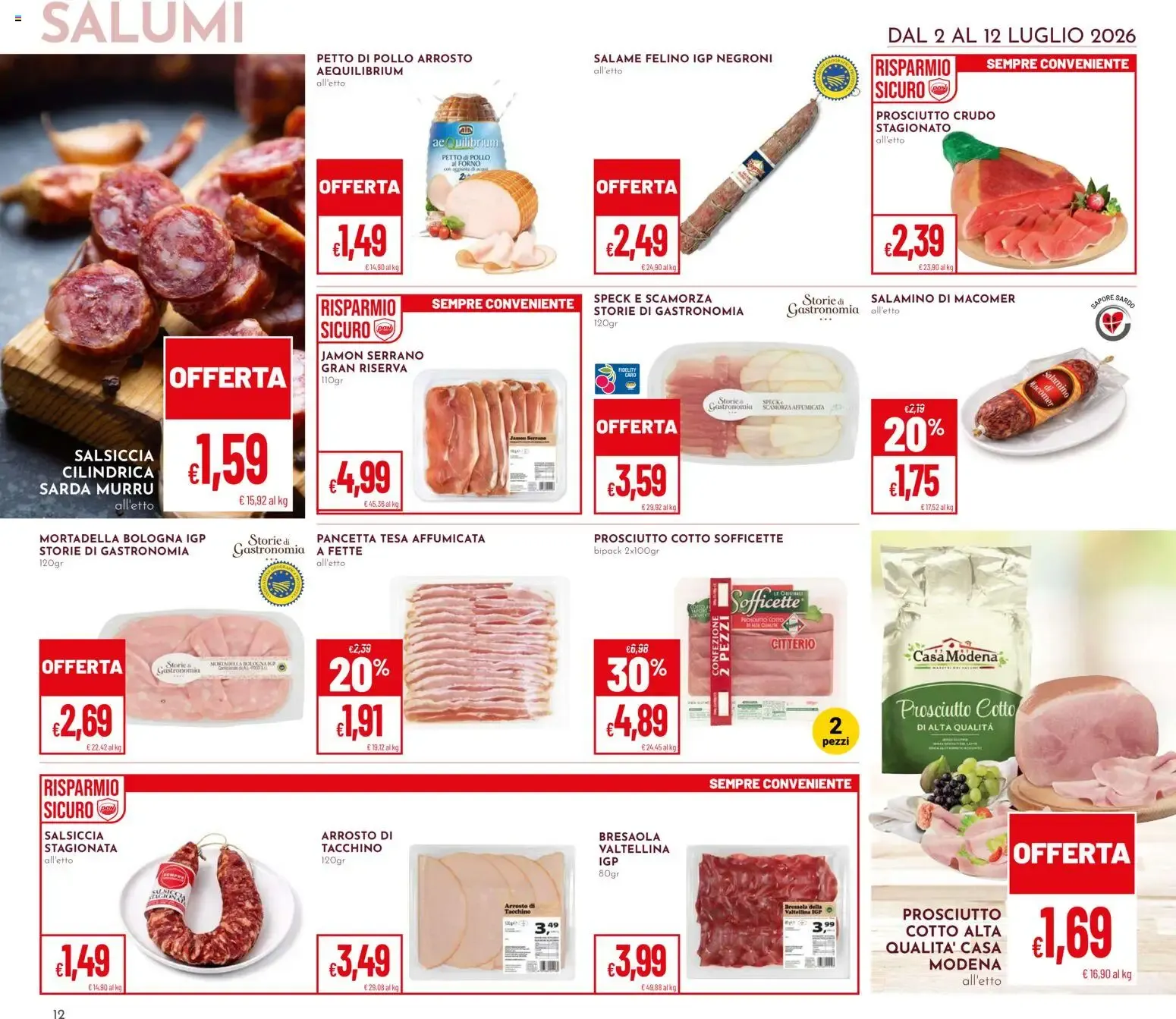 Iper Pan & Superpan: Grandi Marche fino al 50% da 2 luglio a 12 luglio di 2026 - Pagina del volantino 12
