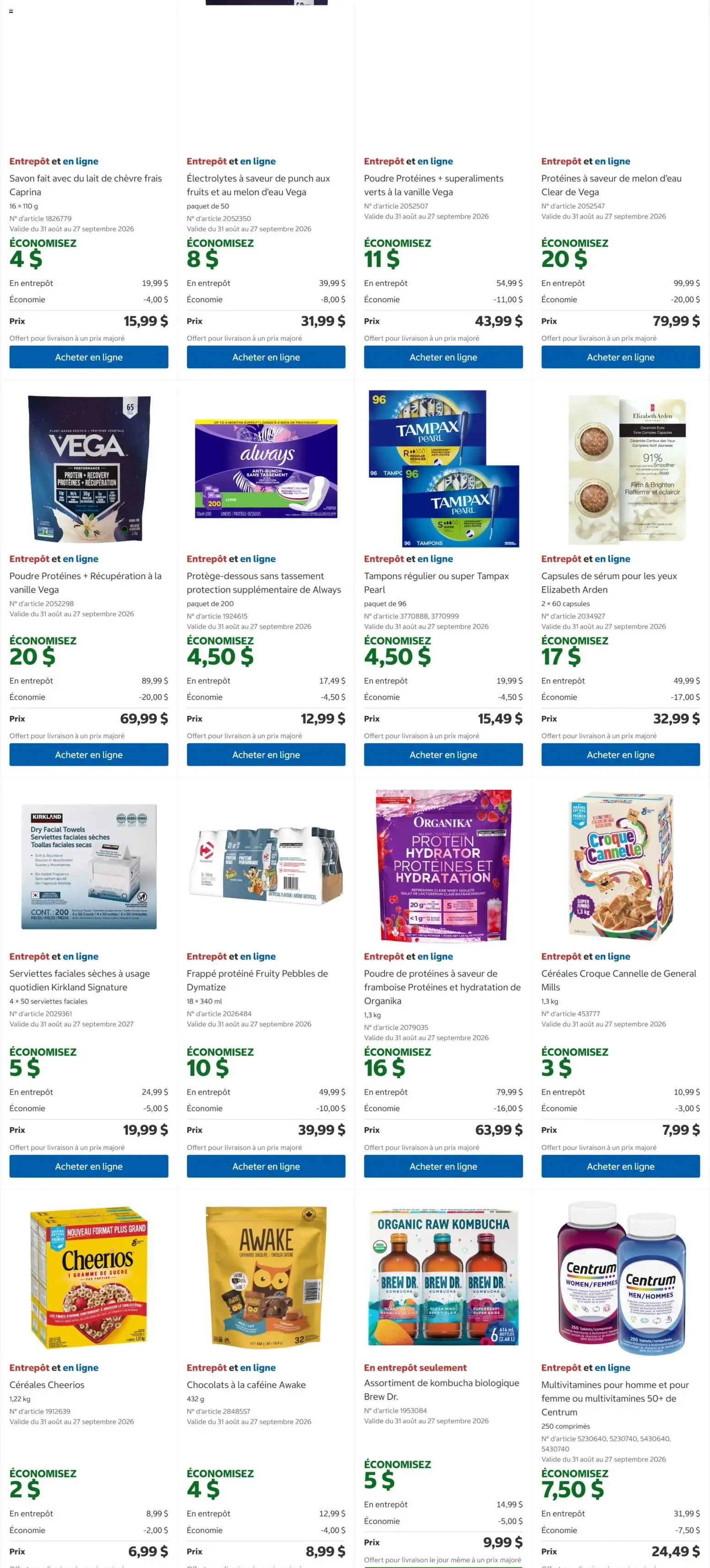 Costco circulaire from Aug 31, 2026 > weekly specials & deals from August 31 to September 13 2026 - flyer page 4