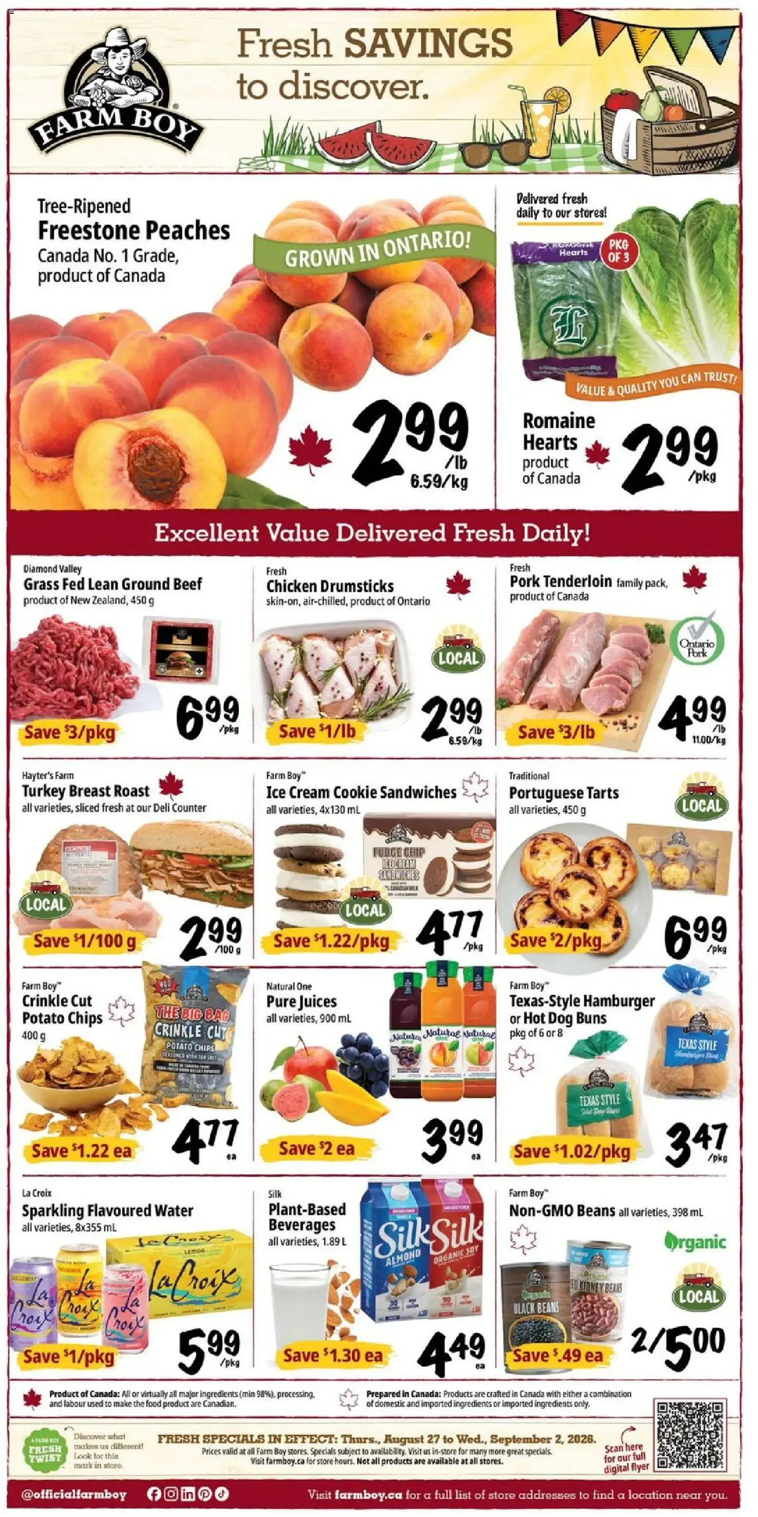 Farm Boy Fresh Specials from August 27 to September 2 2026 - flyer page 1