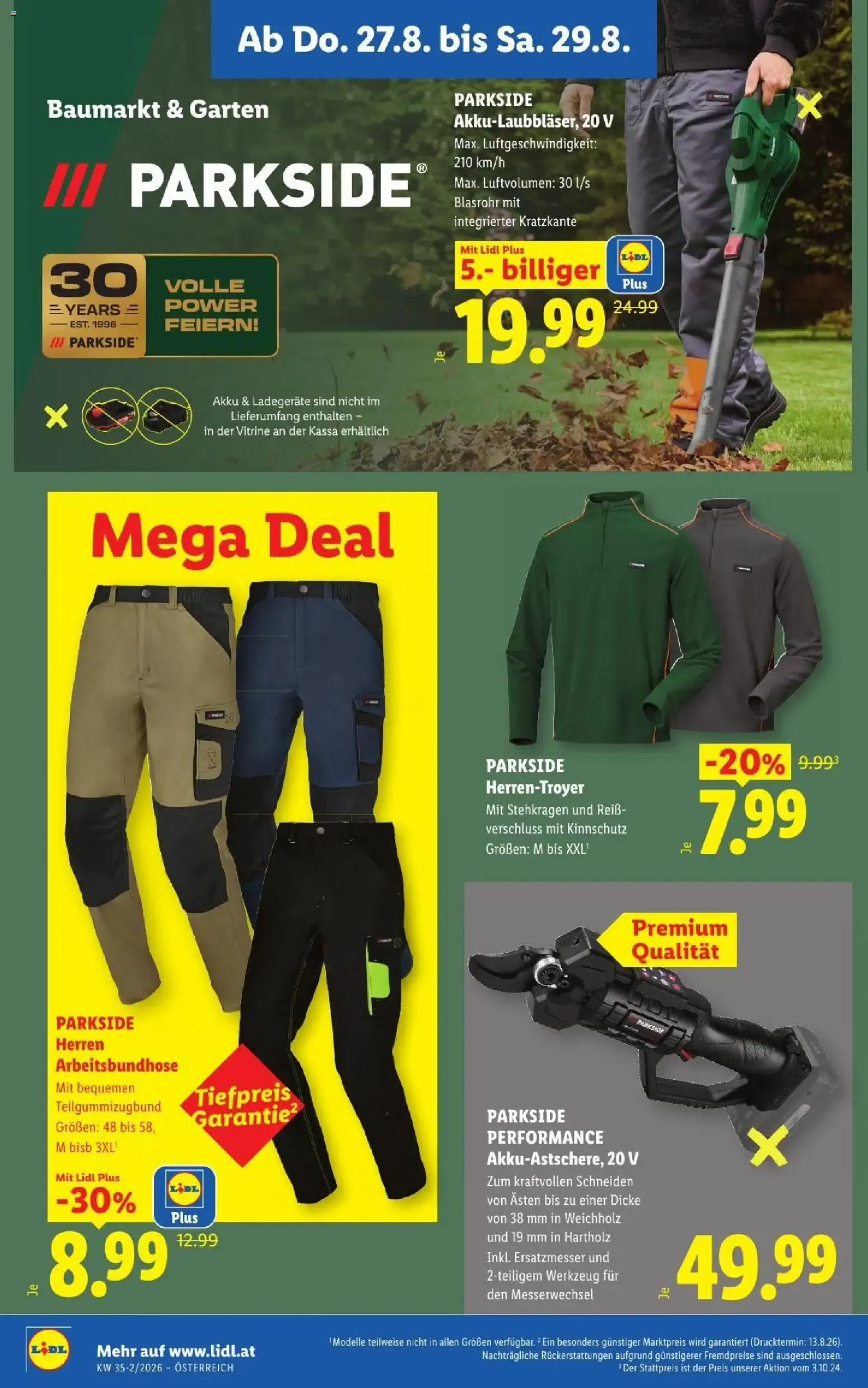 Lidl - Flugblatt ab 27.08.2026 - Angebote ab donnerstag von 27. August bis 29. August 2026 - Flugblätt seite  24