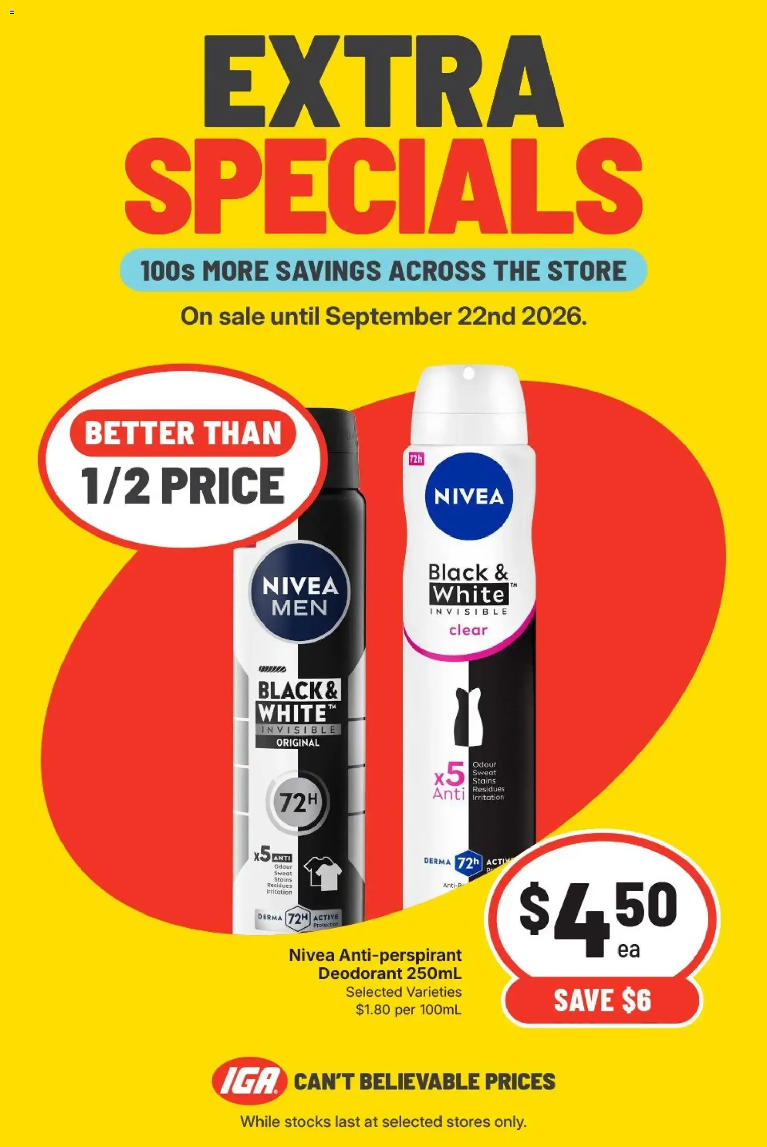 IGA Extra Specials - Catalogue valid from 16 September to 22 September 2026 - page 3