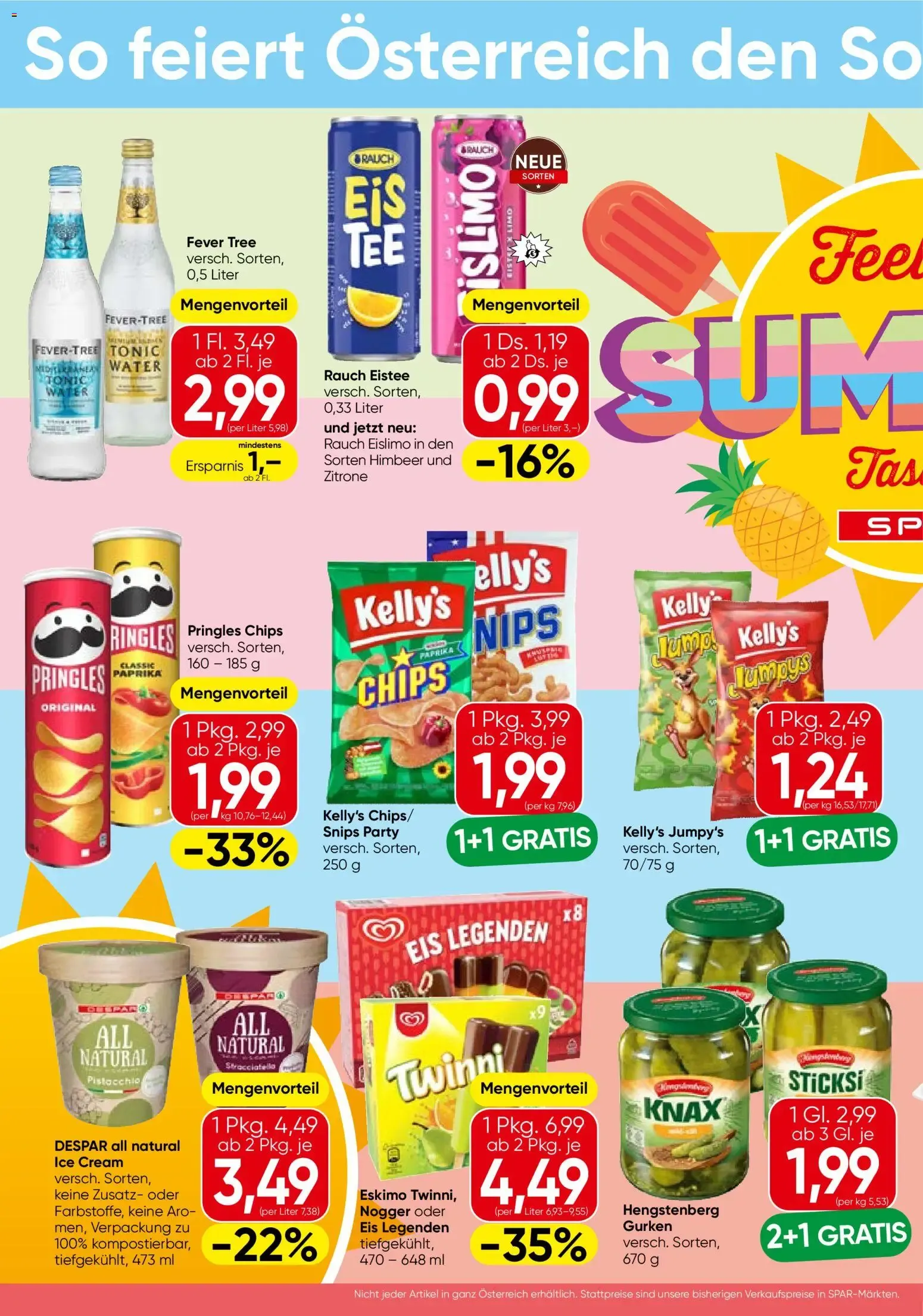 Spar Feel the Summer (09.07.2026) - Angebote und Prospekt von 9. Juli bis 5. August 2026 - Flugblätt seite 2