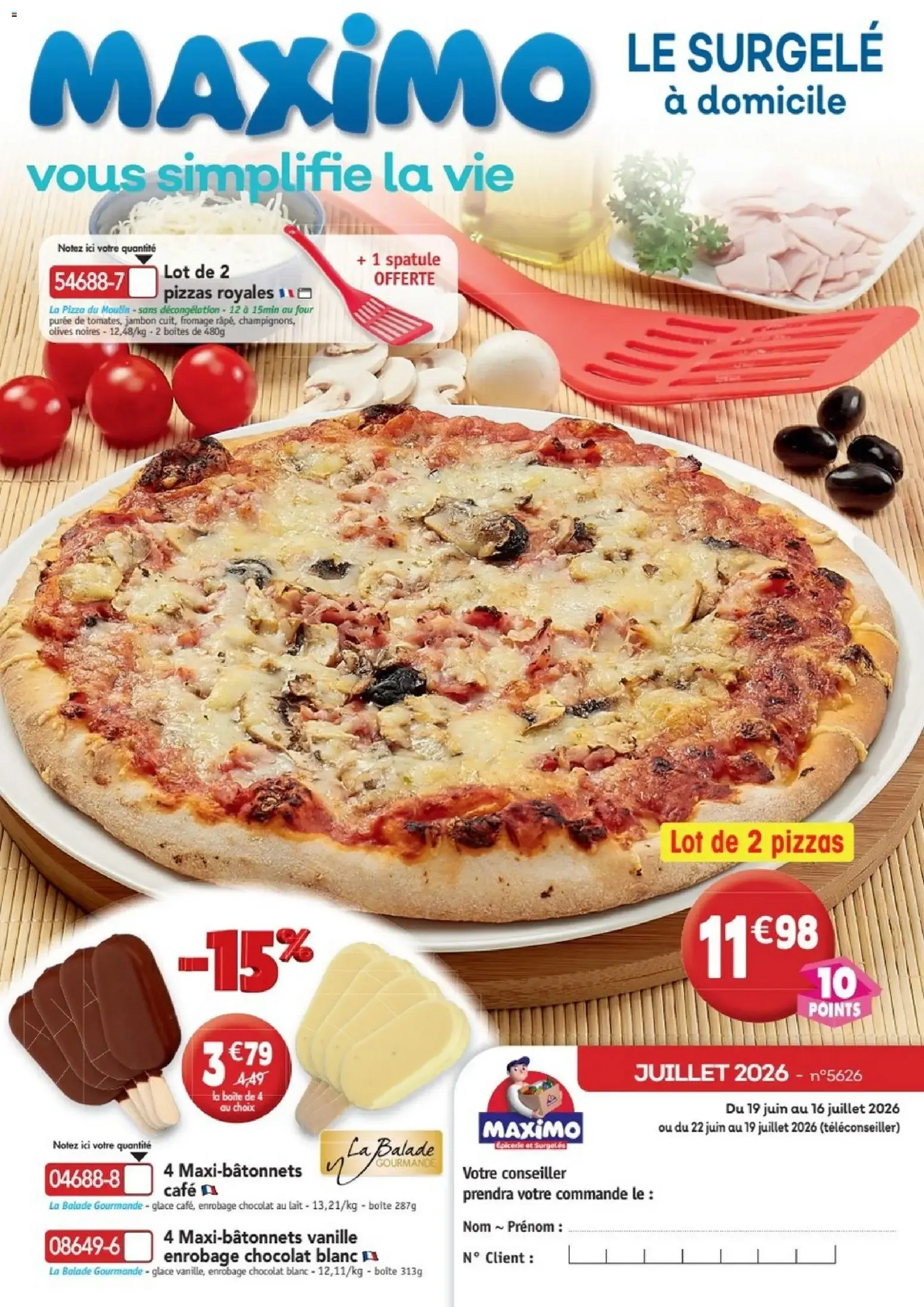 Maximo catalogue à partir du 22/06/2026 - promo en ligne du 22 juin au 19 juillet 2026 - Catalogue page 1