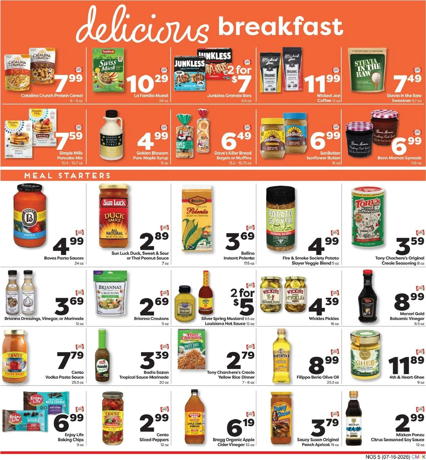Weekly ad Current Weis Markets - Natural & Organic leaflet valid from Thursday 07/16/2026 to Wednesday 08/12/2026 from July 16 to August 12 2026 - Page 5