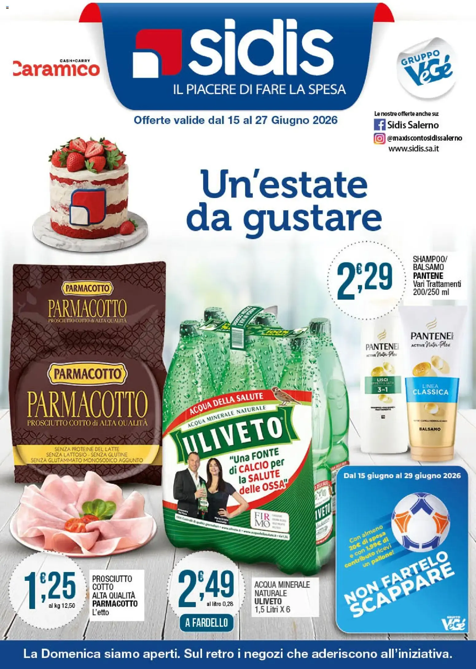 Sidis volantino dal 15/06/2026 - online Offerte da 15 giugno a 27 giugno di 2026 - Pagina del volantino 1