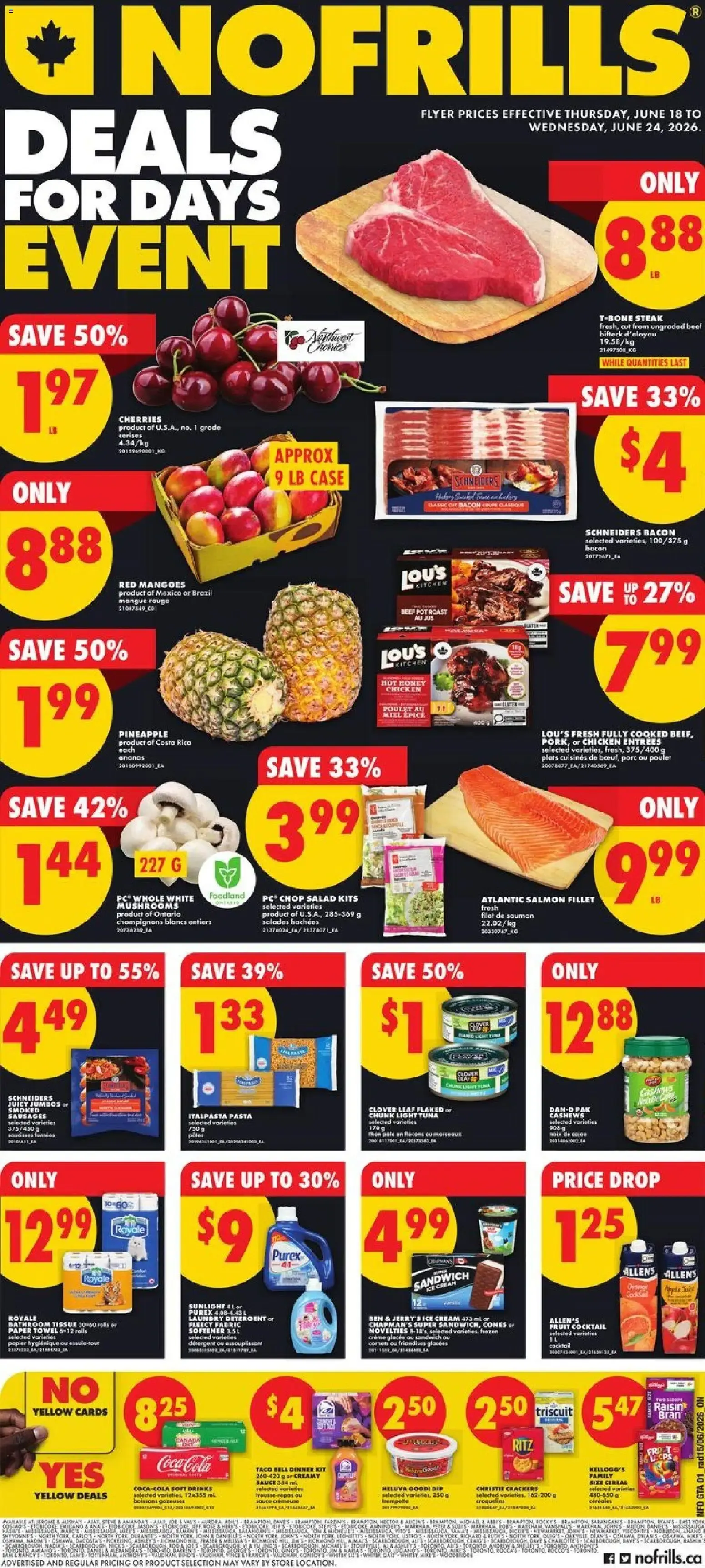 No Frills weekly flyer - ON from Jun 18, 2026 > weekly specials & deals