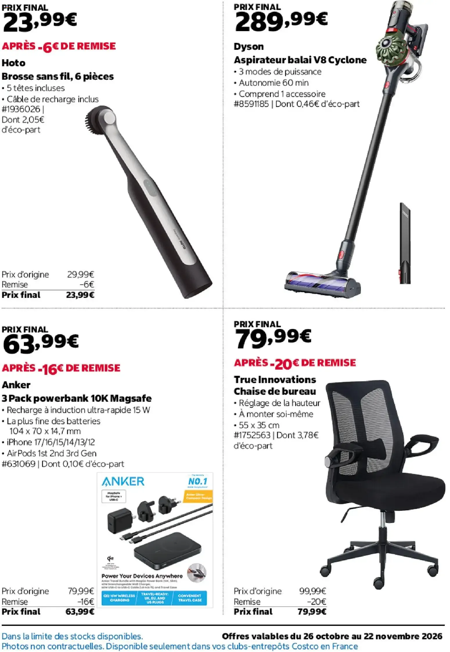 Costco catalogue à partir du 26/10/2026 - promo en ligne du 26 octobre au 22 novembre 2026 - Catalogue page 3