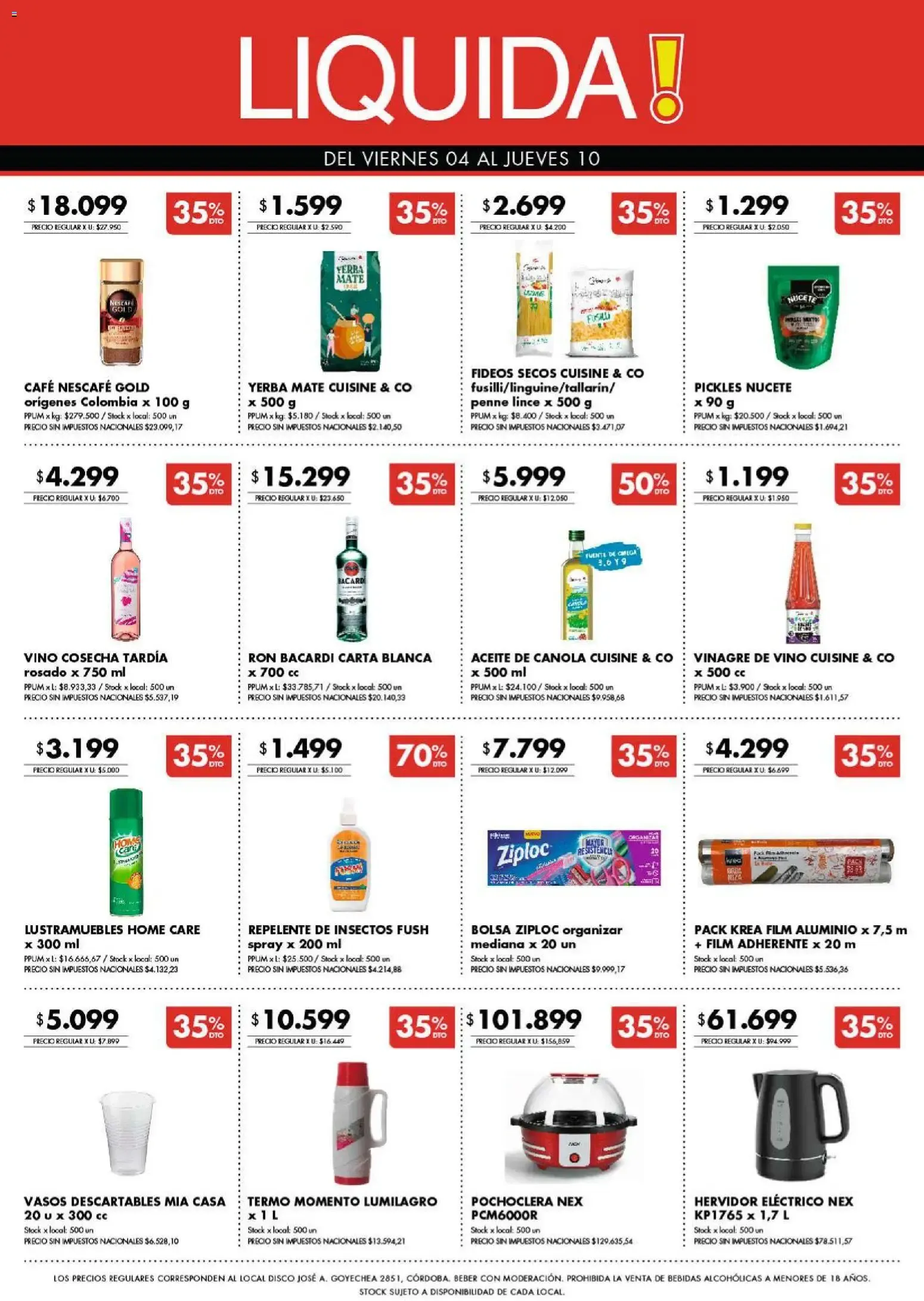 Ofertas de Disco - Ofertas | Córdoba del 04/09/2026 - 06/09/2026 4 de septiembre al 6 de septiembre 2026 - Página 10 del catálogo