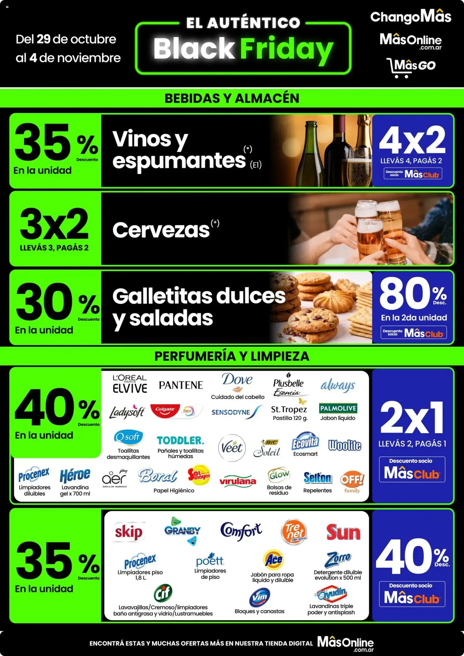 Ofertas de Changomas BLACK FRIDAY Folleto de 29/10/2026 29 de octubre al 4 de noviembre 2026 - Página 2 del catálogo
