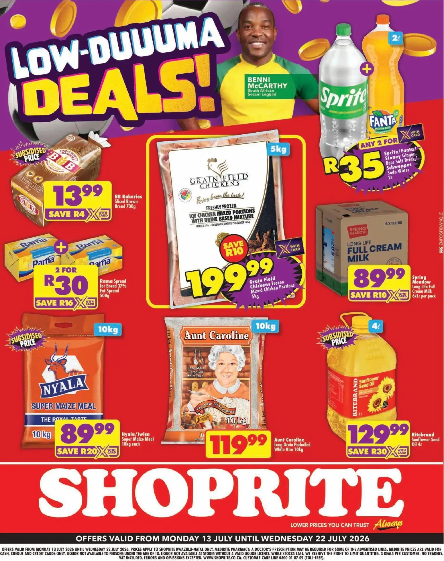 Shoprite Specials (13/07/2026 - 22/07/2026) → Online Catalogue from 13 July to 22 July 2026 - Catalogue Page 1
