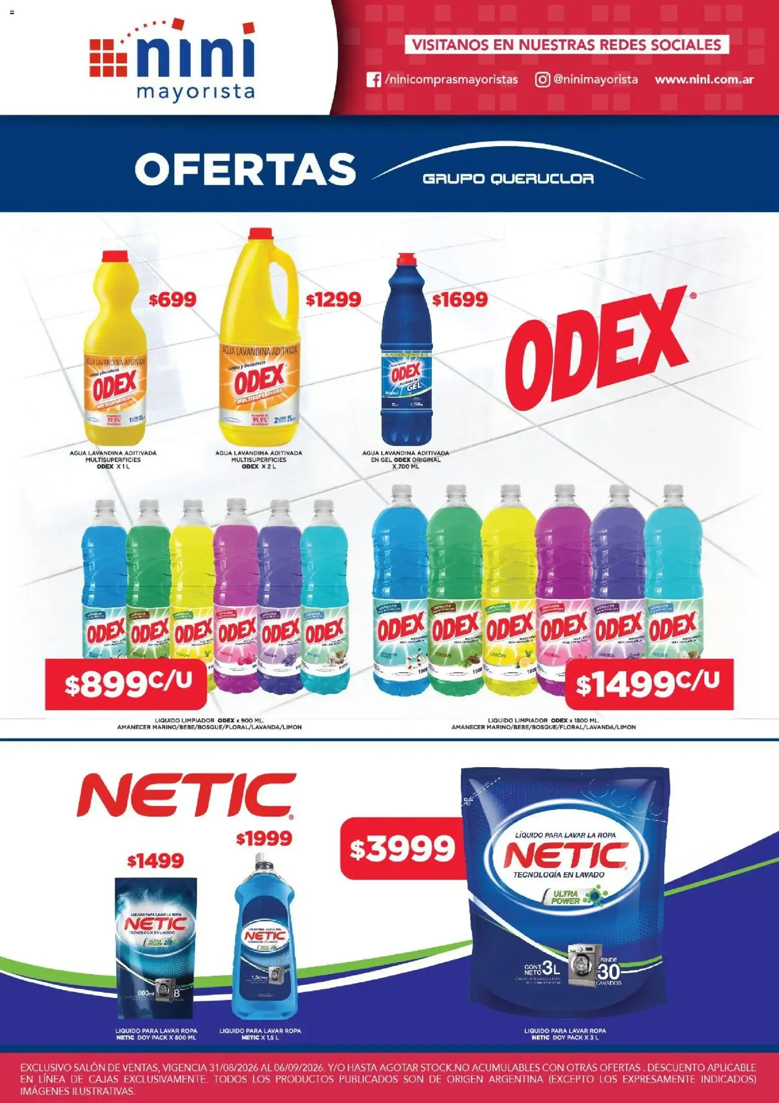 Ofertas de NINI Mayorista catálogo del 31/08/2026 - 06/09/2026 31 de agosto al 6 de septiembre 2026 - Página 12 del catálogo