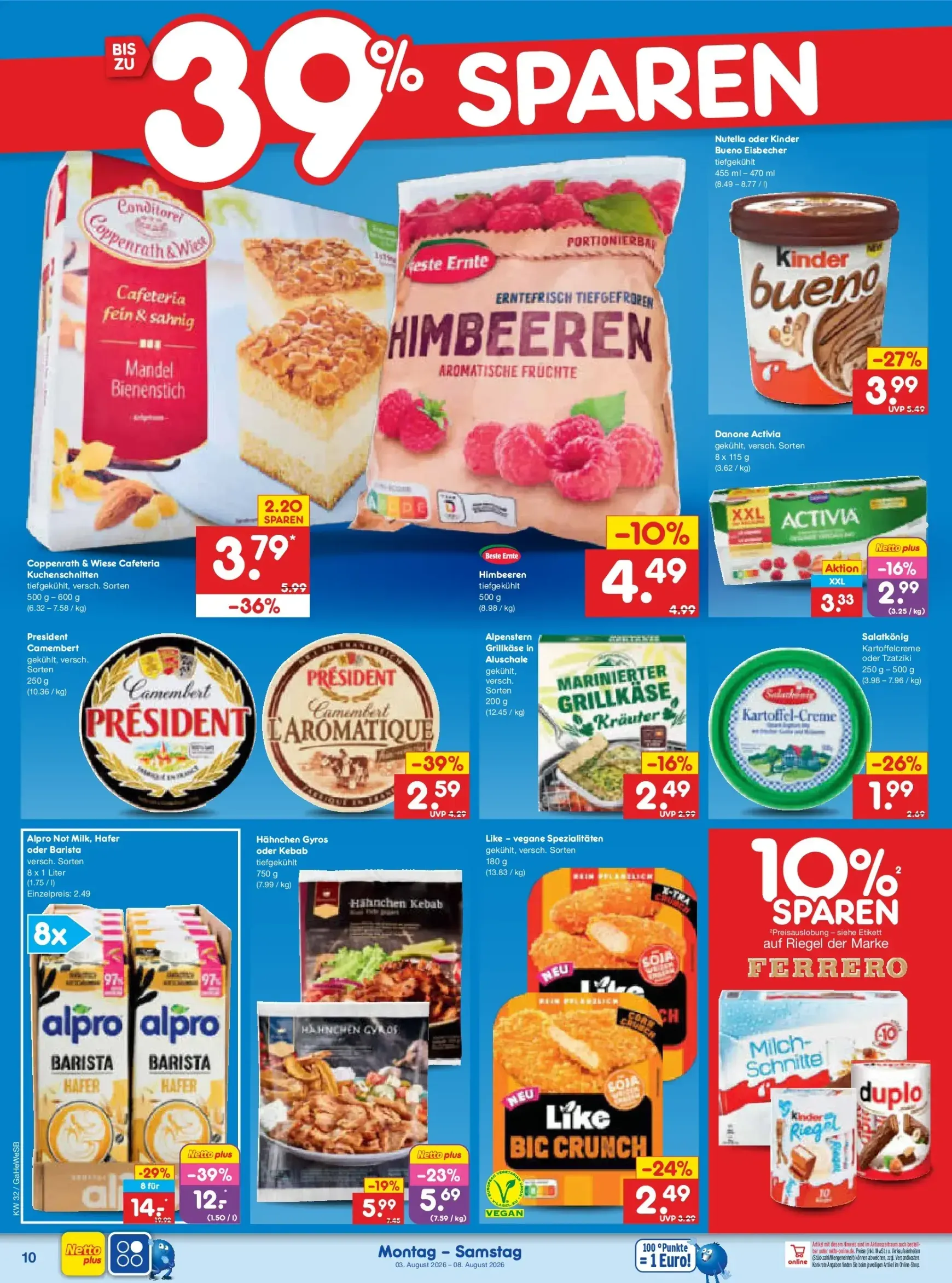 Netto Marken Discount Prospekt – von Montag 03.08.2026 bis Samstag 08.08.2026 von 3. August bis 8. August 2026 - Prospekt seite 20