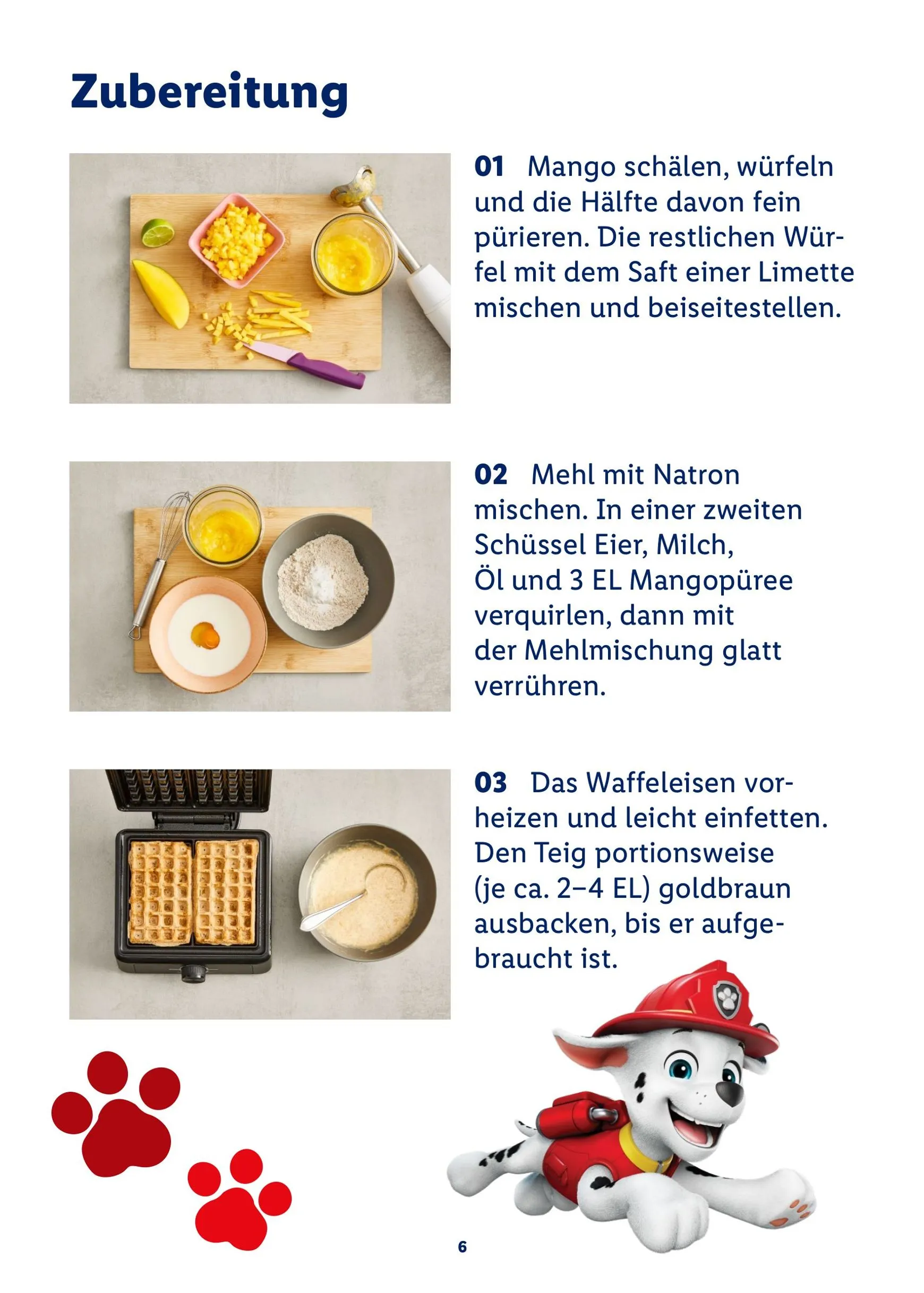 PAW Patrol Rezeptheft von 20. Juli bis 23. August 2026 - Prospekt seite 6