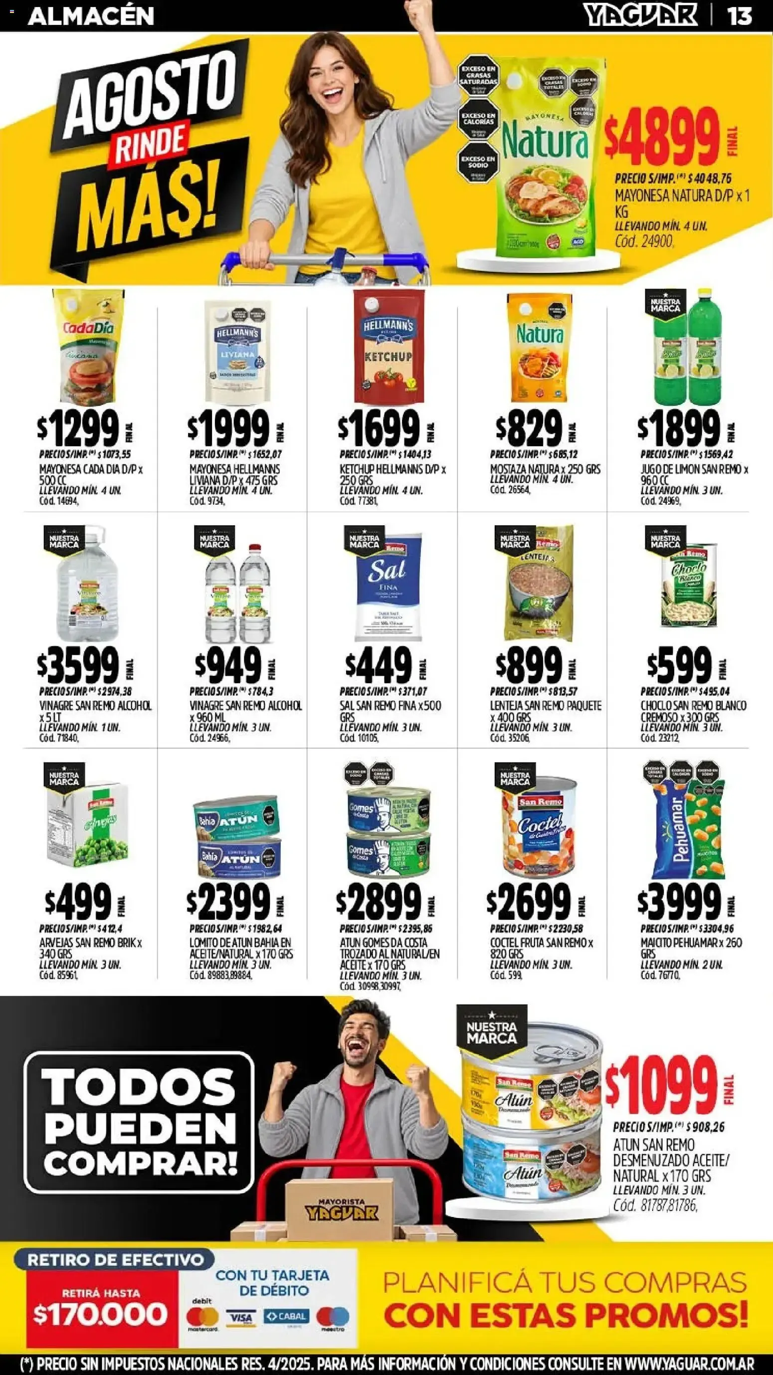 Ofertas de AGOSTO RINDE MÁS! 24 de agosto al 30 de agosto 2026 - Página 13 del catálogo