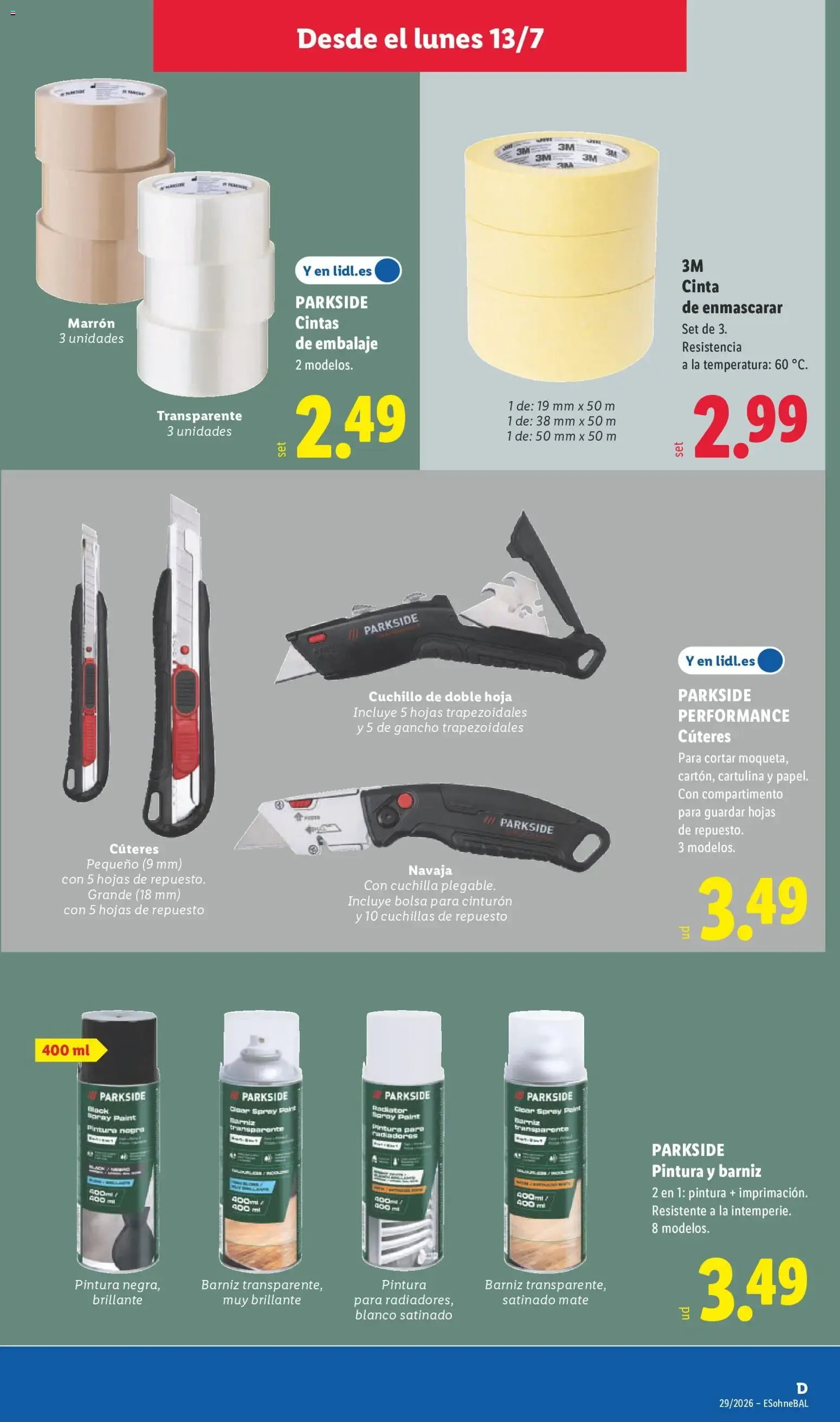 Catálogo de Lidl folleto de bazar del 13/07/2026 | Ofertas 13 de julio al 19 de julio 2026 - Página 13