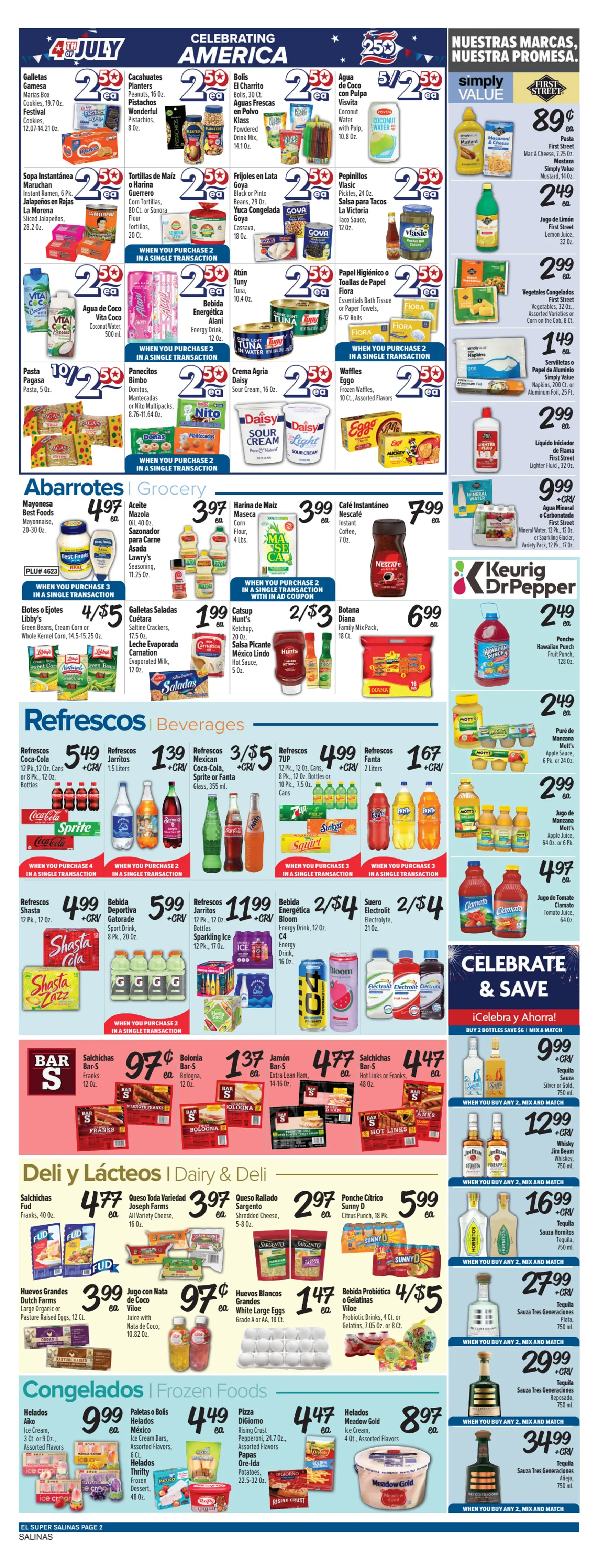 Weekly ad Current El Super - Salinas leaflet valid from Wednesday 07/01/2026 to Tuesday 07/07/2026 from July 1 to July 7 2026 - Page 2