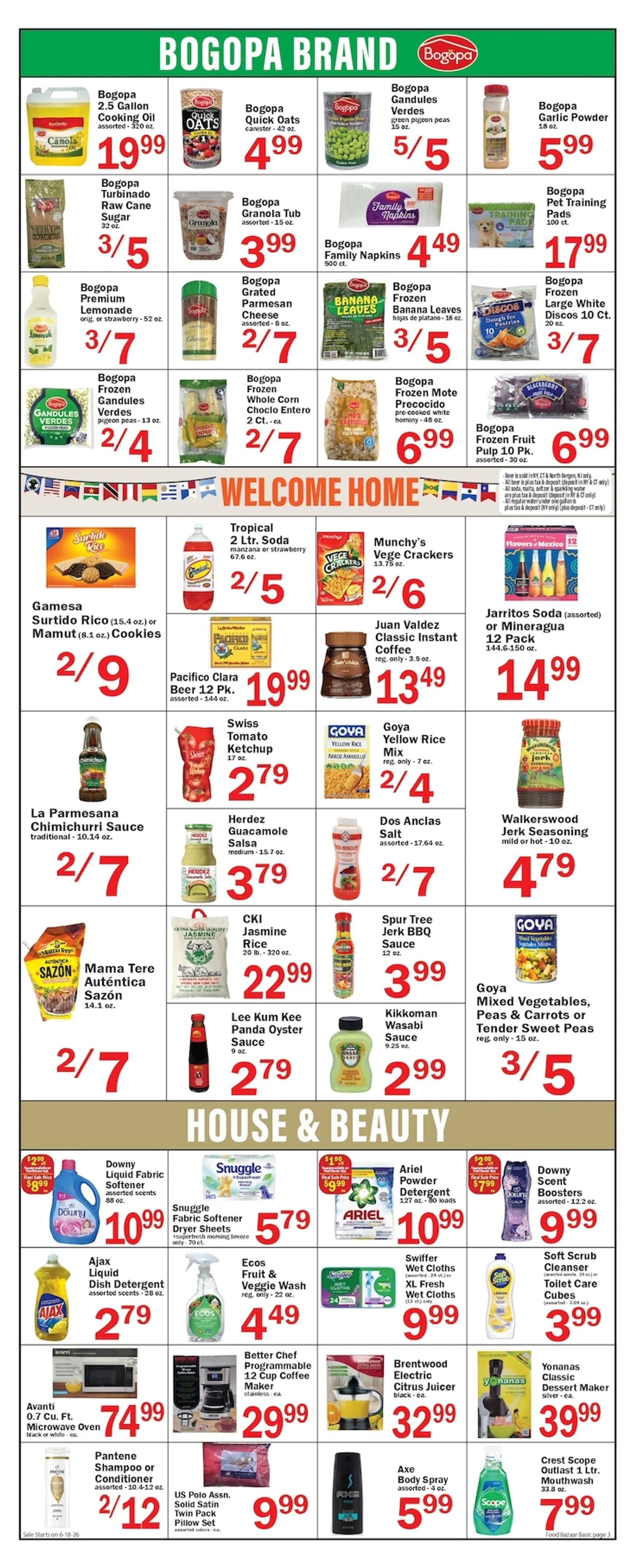 Weekly ad Current Food Bazaar leaflet valid from Thursday 06/18/2026 to Wednesday 06/24/2026 from June 18 to June 24 2026 - Page 3
