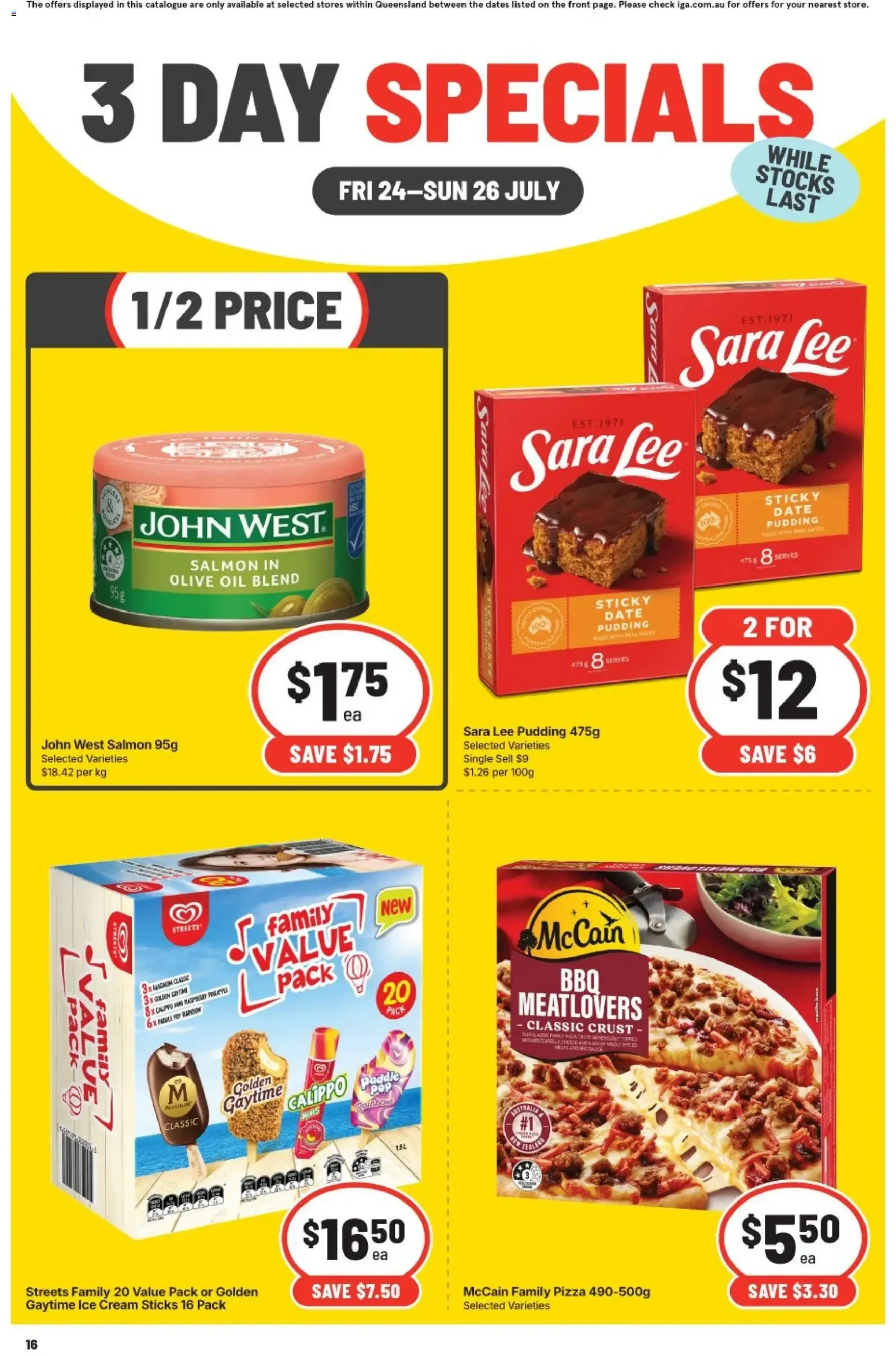 3 DAY SPECIALS - Catalogue valid from 24 July to 26 July 2026 - page 3